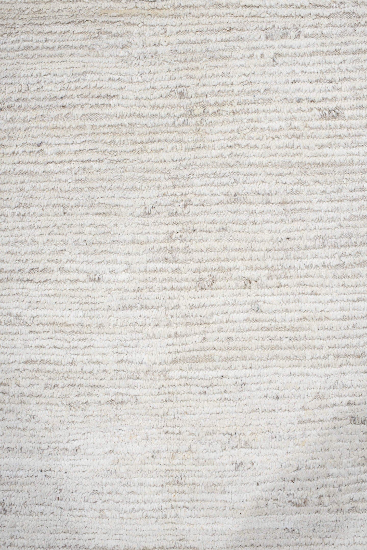 8' x 9' one-of-a-kind handmade vintage Tulu rug. Color palette: ivory, cream, beige, taupe, gray