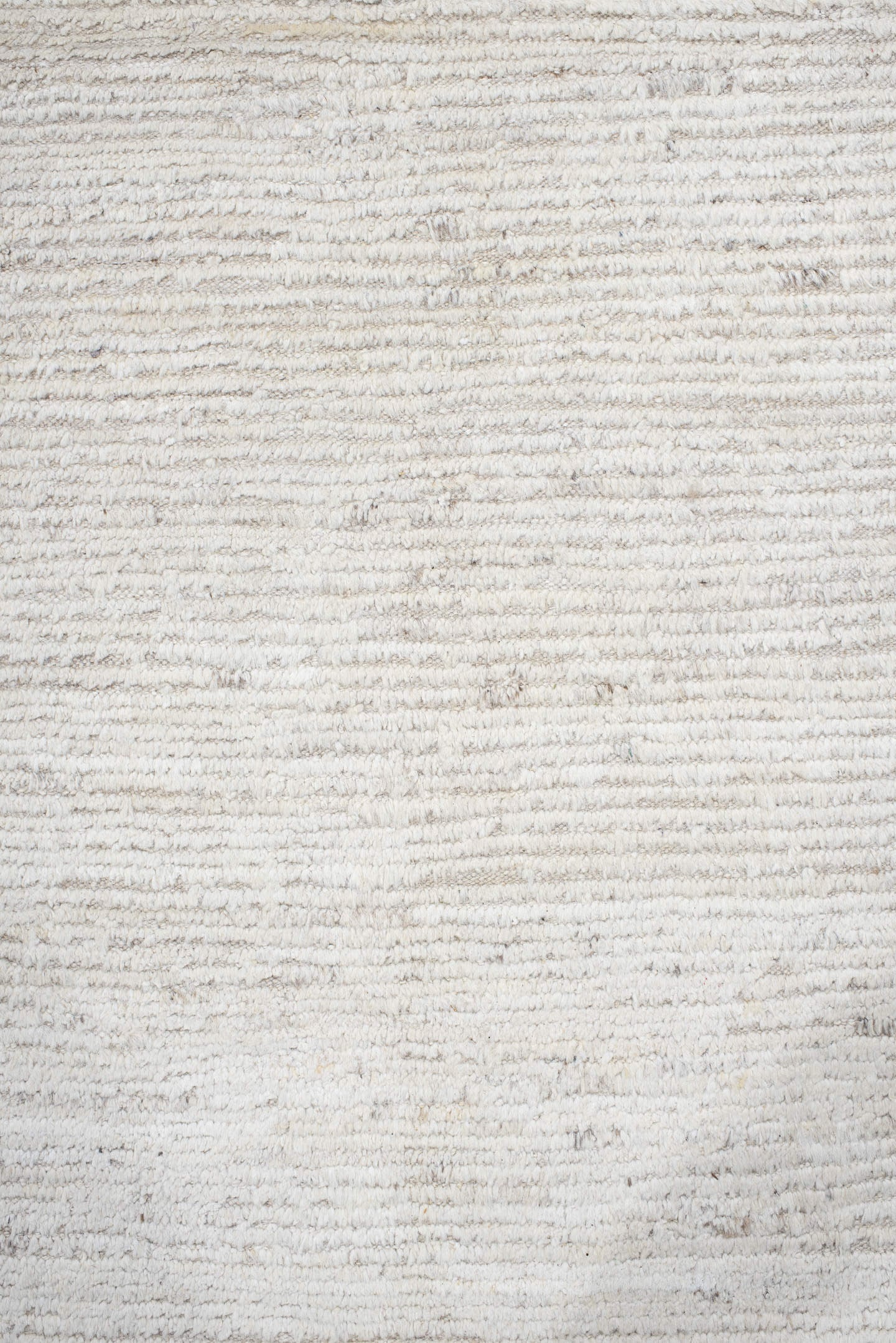 8' x 9' one-of-a-kind handmade vintage Tulu rug. Color palette: ivory, cream, beige, taupe, gray