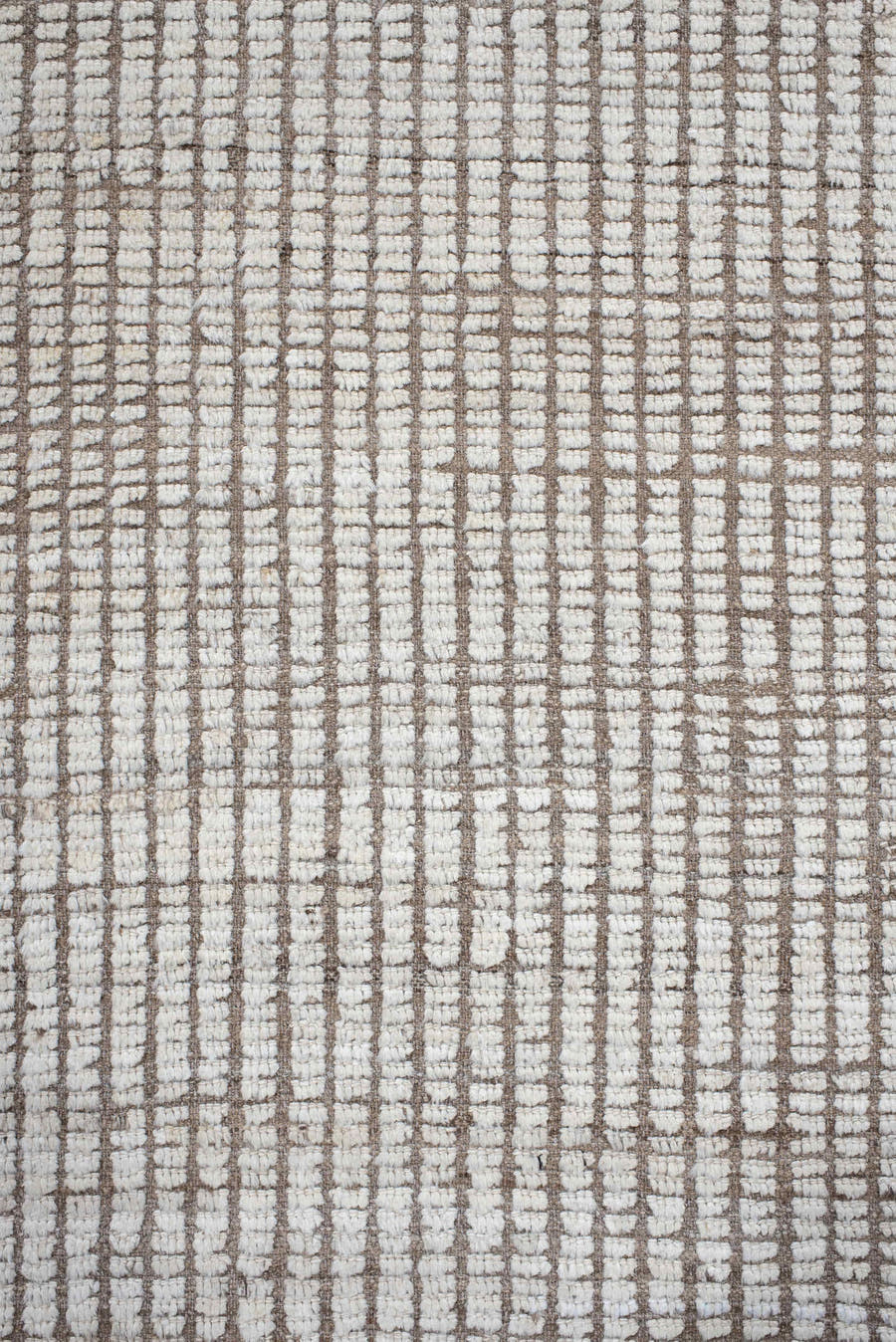 3' x 17' one-of-a-kind handmade vintage Tulu runner rug. Color palette: ivory, taupe, beige, brown, gray