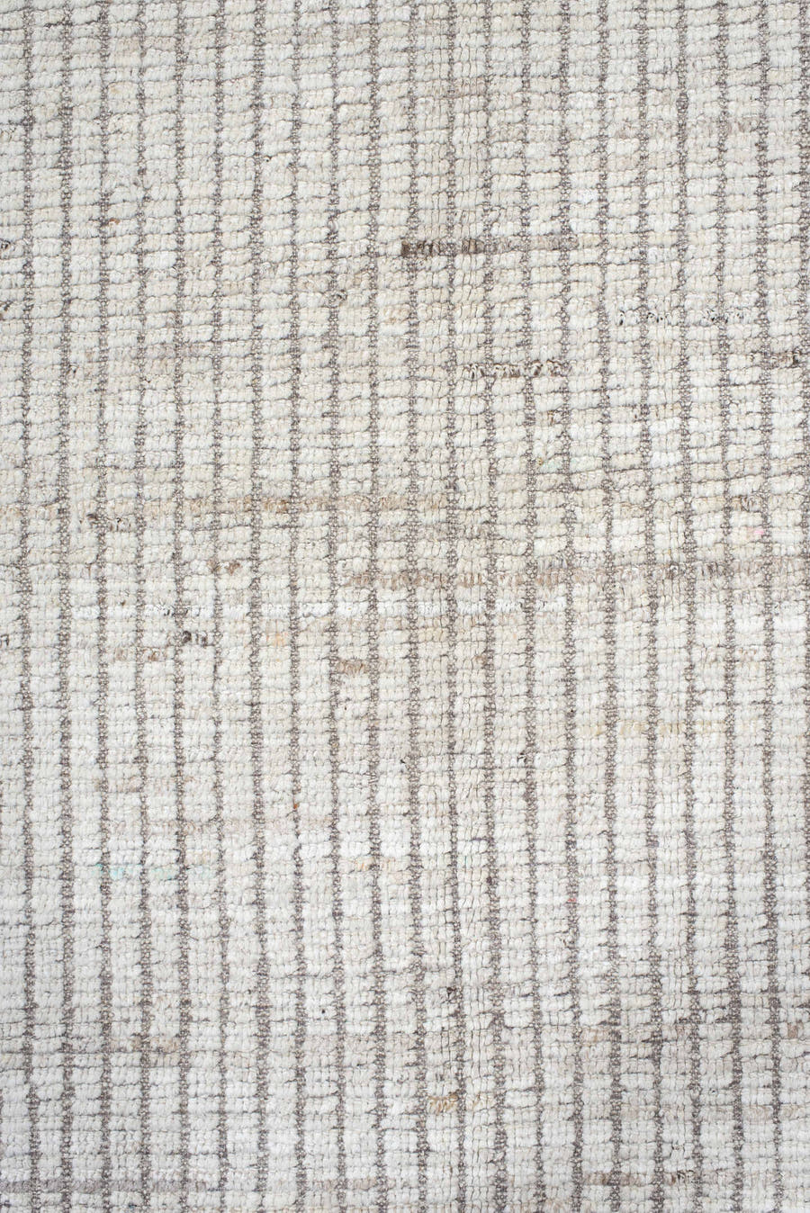 10' x 14' one-of-a-kind handmade vintage Tulu large size rug. Color palette: ivory, taupe, beige, gray