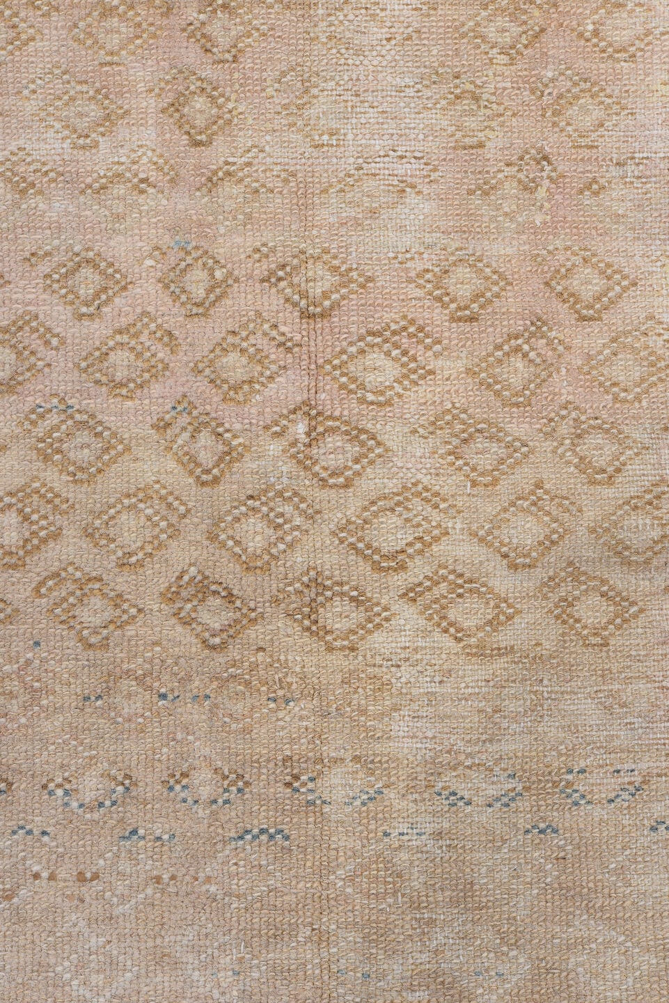 3' x 4' one-of-a-kind handmade antique Malayer small size rug. Color palette: beige, sky blue, ivory, taupe, camel