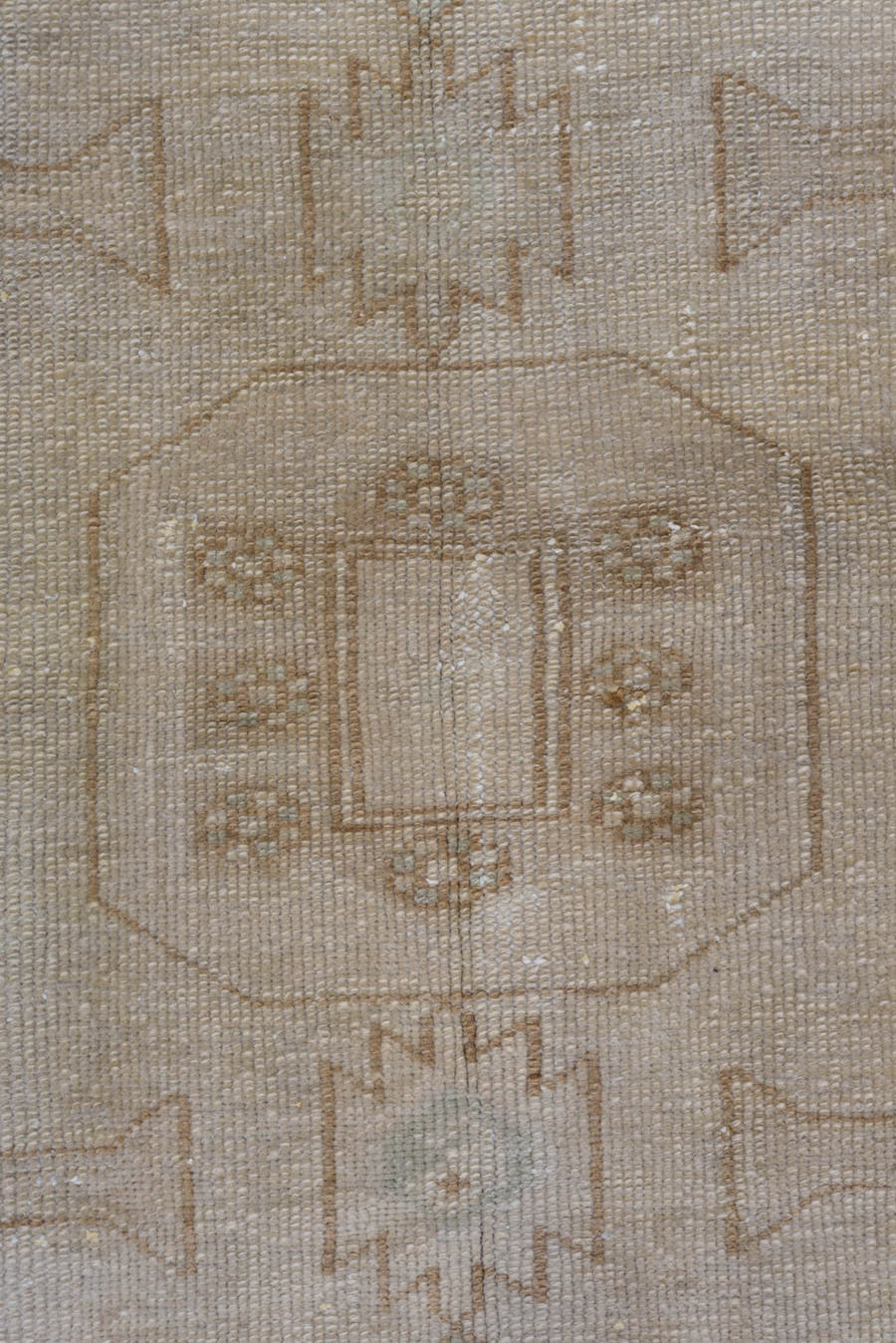 3' x 6' one-of-a-kind handmade vintage Malayer small size rug. Color palette: taupe, beige, camel, ivory, light brown, gray