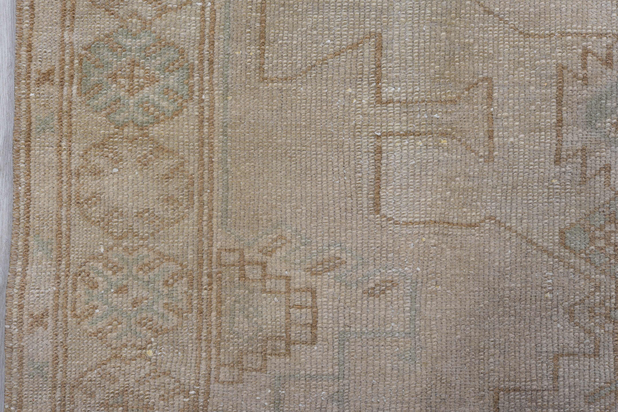 3' x 6' one-of-a-kind handmade vintage Malayer small size rug. Color palette: taupe, beige, camel, ivory, light brown, gray