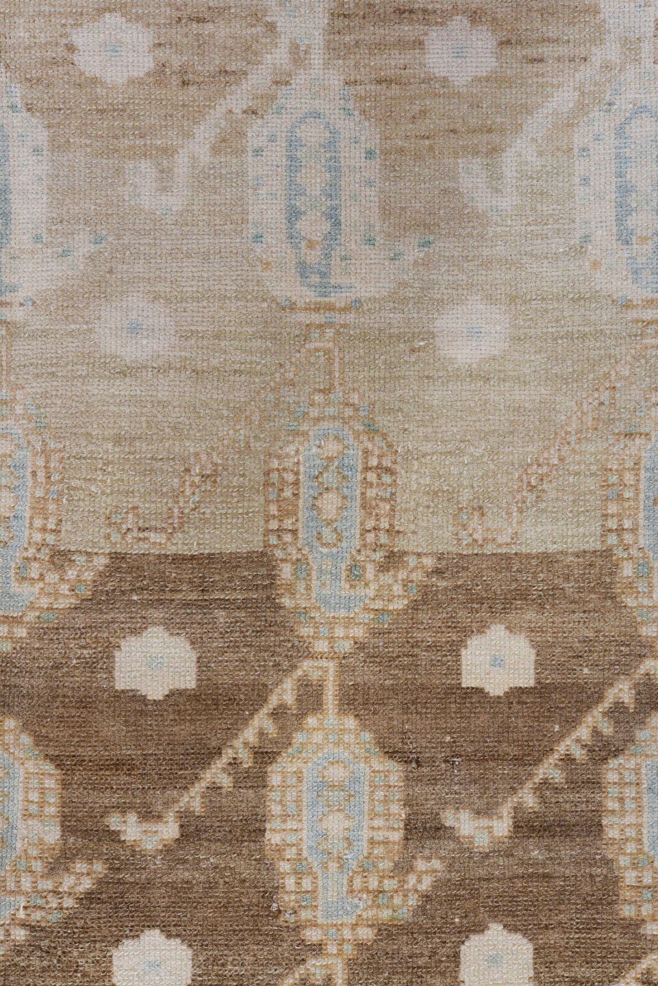 4' x 7' one-of-a-kind handmade vintage Malayer rug. Color palette: taupe, ivory, camel, pale_blue, beige, brown, gray