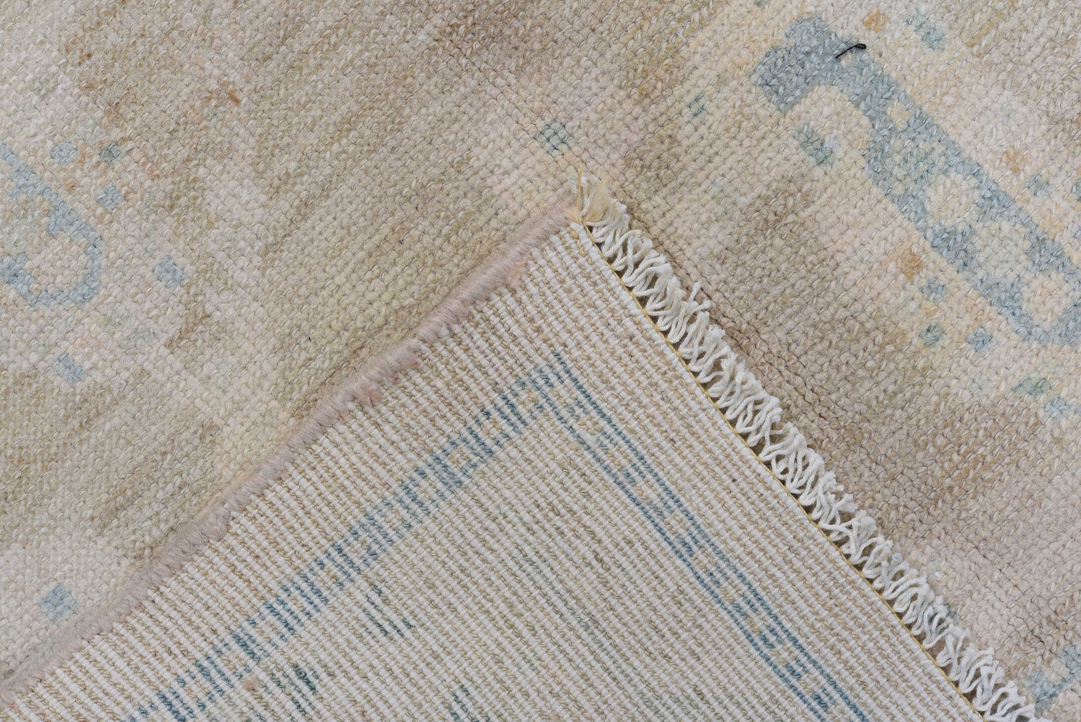 4' x 7' one-of-a-kind handmade vintage Malayer rug. Color palette: taupe, ivory, camel, pale_blue, beige, brown, gray