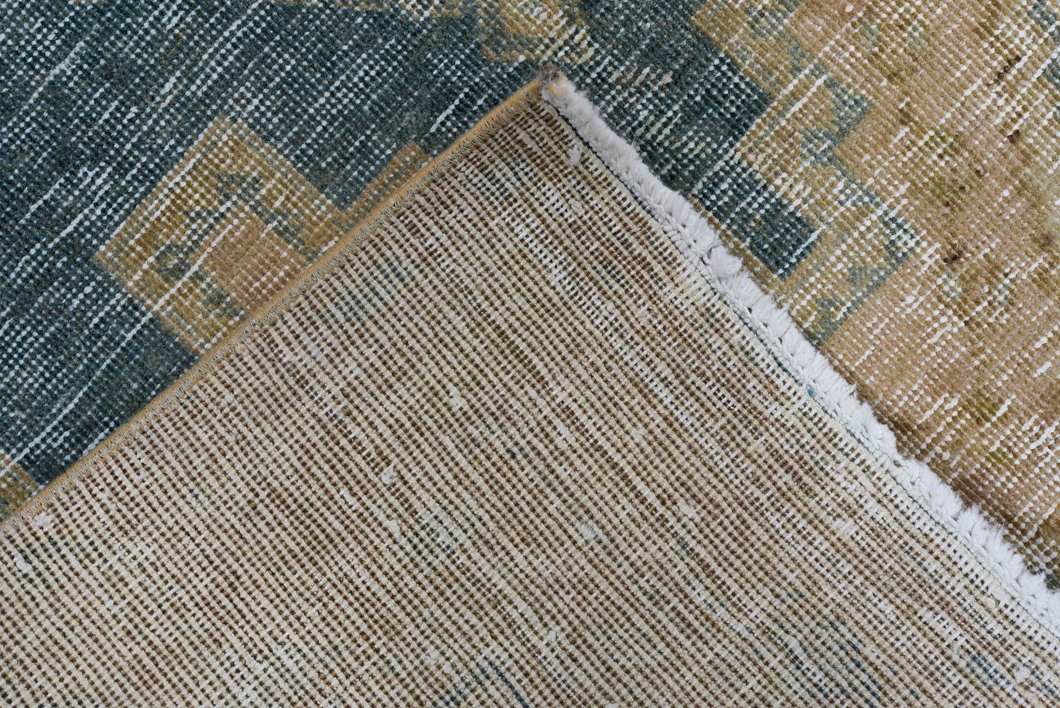 4' x 6' one-of-a-kind handmade antique Afshar small size rug. Color palette: camel, teal, taupe, ivory, sage, brown, beige