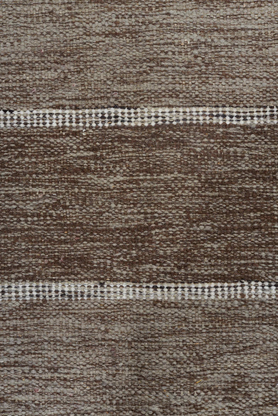 5' x 7' one-of-a-kind handmade antique Rollaken rug. Color palette: brown, ivory, taupe, olive, camel, beige, gray, green