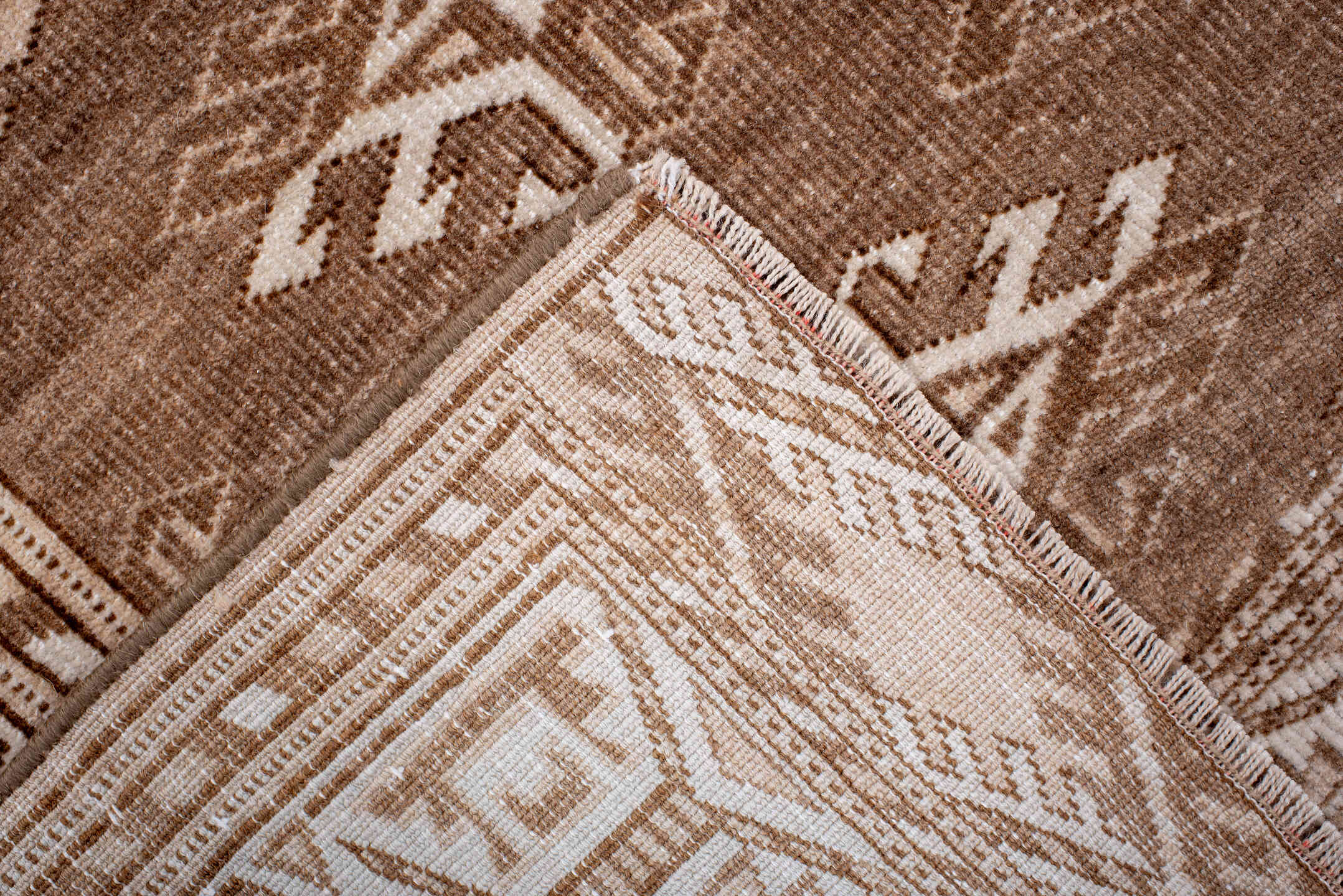 3' x 5' one-of-a-kind handmade antique Bokara small size rug. Color palette: camel, ivory, taupe, brown, beige, gray