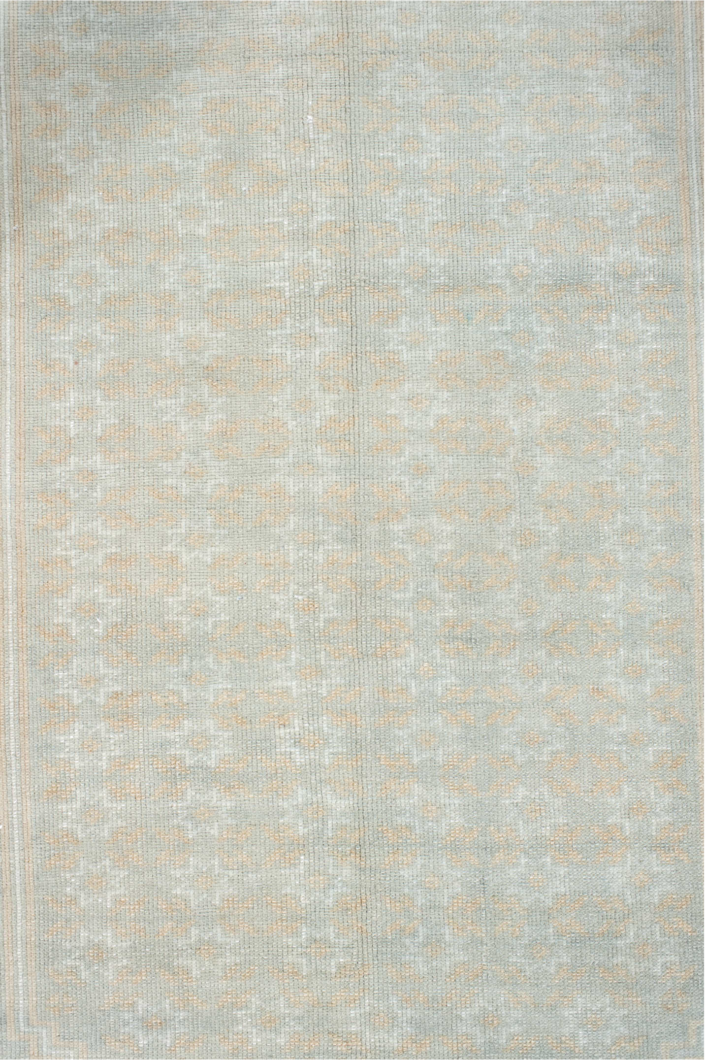 3' x 6' one-of-a-kind handmade vintage Anatolian small size rug. Color palette: dark gray, gainsboro, gray, light gray