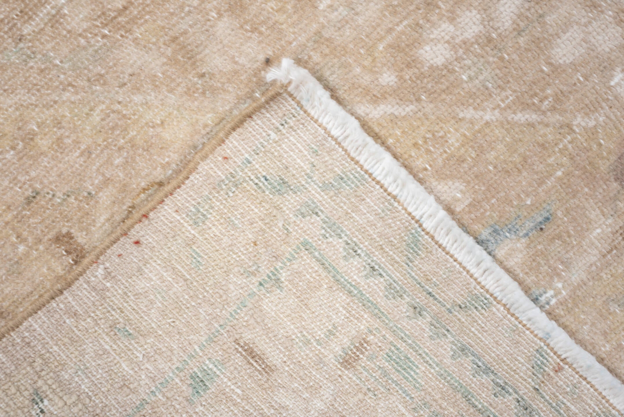 5' x 6' one-of-a-kind handmade antique Malayer rug. Color palette: ivory, beige, pale blue, taupe, cream, light brown