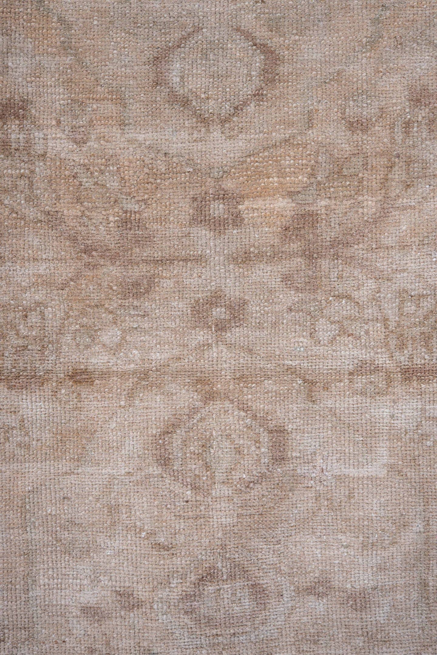 3' x 6' one-of-a-kind handmade vintage Hamadan rug. Color palette: beige, ivory, taupe, camel, sage, blush, gray, green
