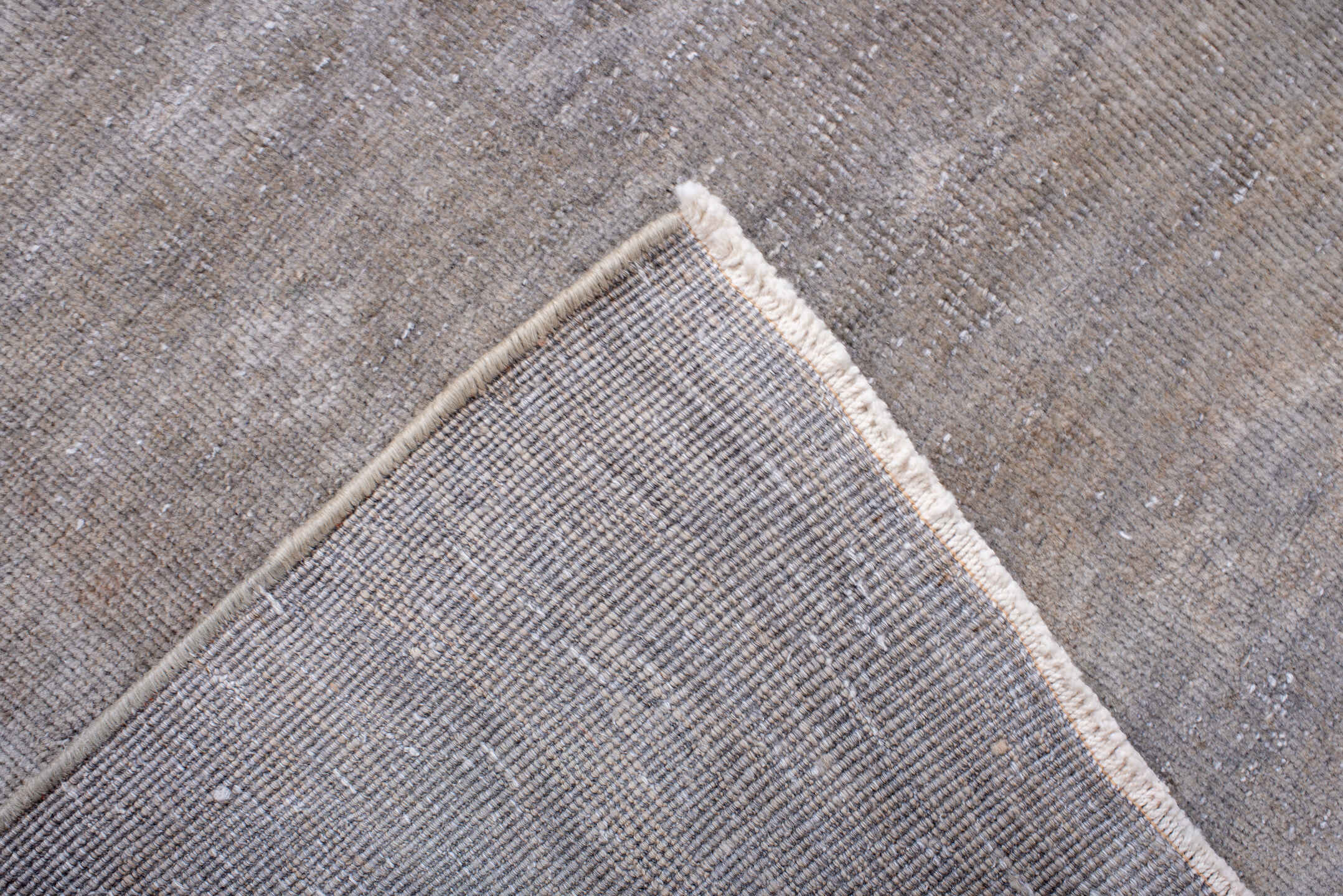 4' x 7' one-of-a-kind handmade antique Belouch rug. Color palette: taupe, gray, ivory, beige, brown