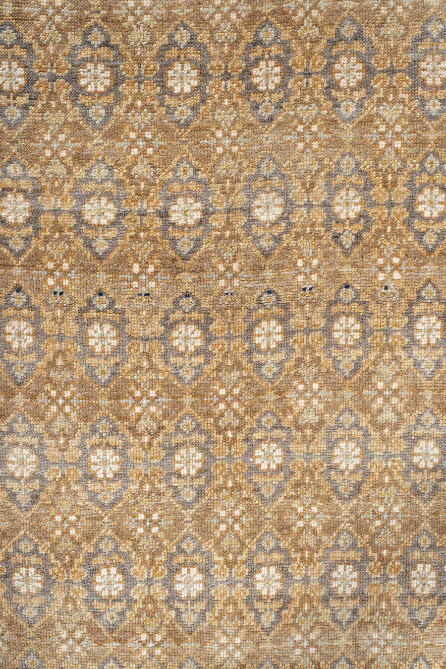 3' x 11' one-of-a-kind handmade antique Anatolian runner rug. Color palette: camel, ivory, taupe, brown, charcoal, sand
