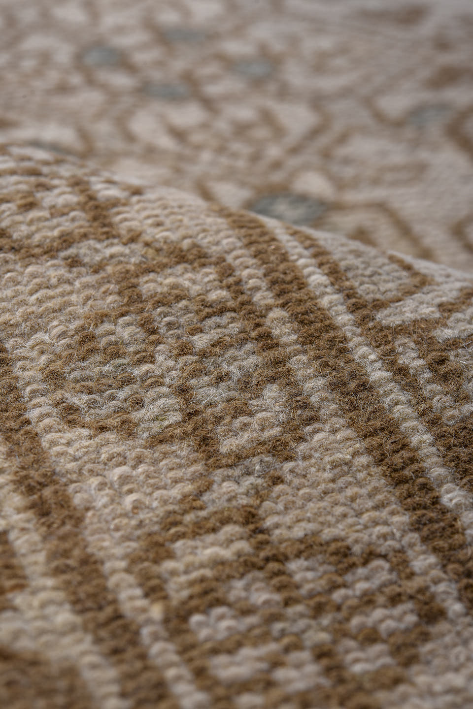 5' x 11' one-of-a-kind handmade antique Hamadan runner rug. Color palette: ivory, taupe, camel, brown, pale_blue, beige