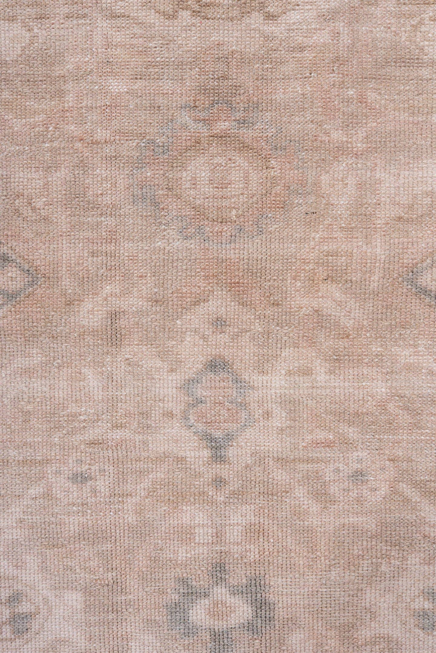 7' x 10' one-of-a-kind handmade vintage Malayer large size rug. Color palette: blush, taupe, ivory, dusty rose, pewter