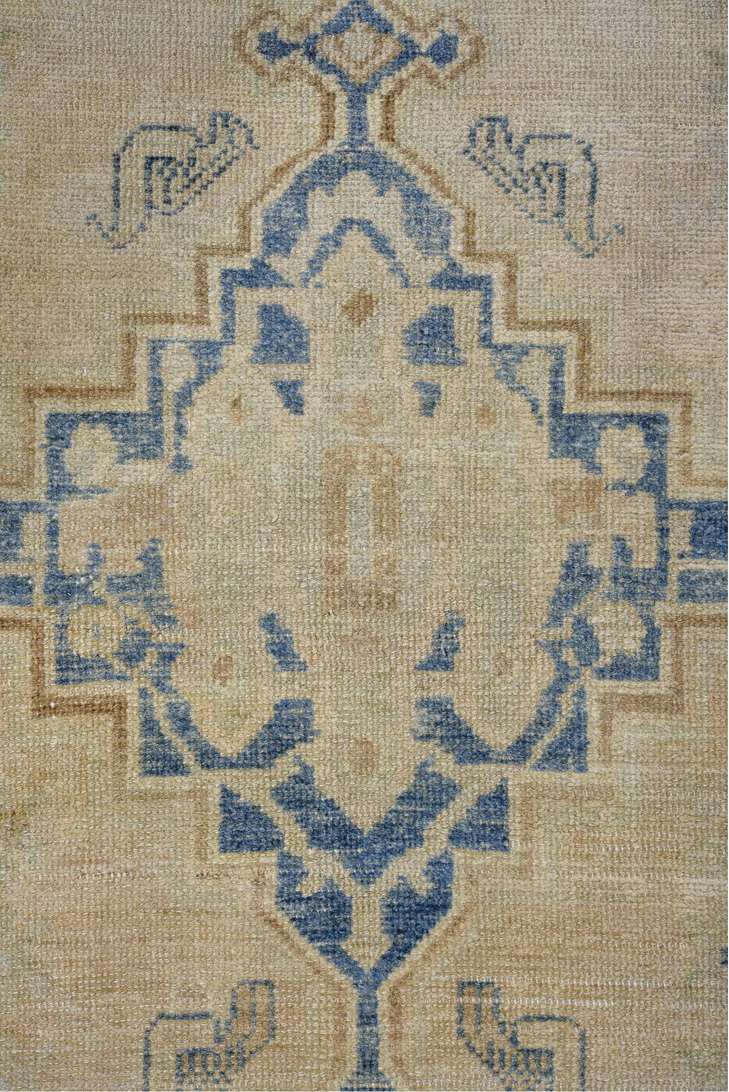4' x 7' one-of-a-kind handmade vintage Afshar rug. Color palette: blue, brown, dark gray, fiord, gainsboro, gray, light gray