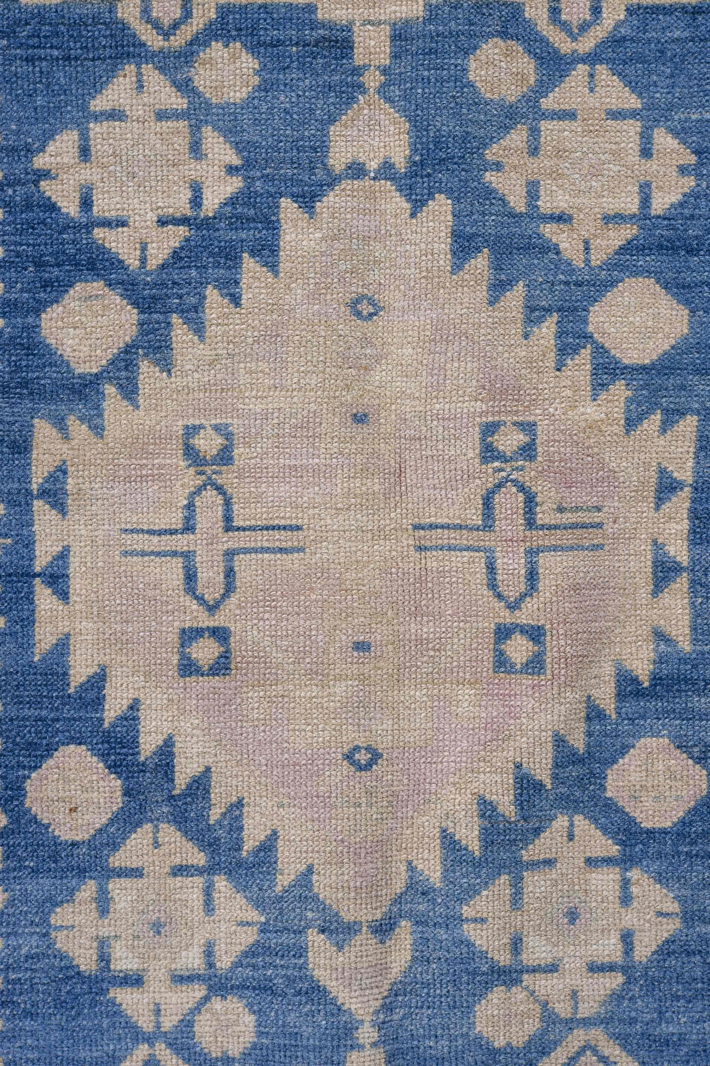 4' x 7' one-of-a-kind handmade antique Hamadan rug. Color palette: ivory, sky blue, denim, beige, taupe, light blue, blue