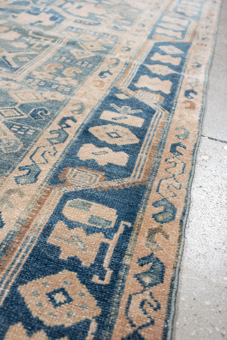 2' x 10' one-of-a-kind handmade antique Sarab runner rug. Color palette: taupe, ivory, brown, camel, rose, charcoal, beige