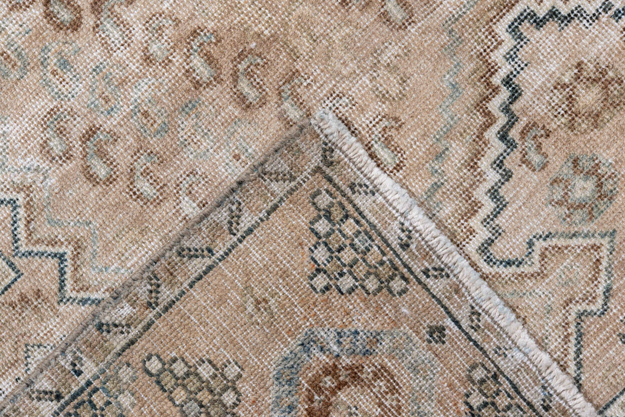 4' x 6' one-of-a-kind handmade vintage Afshar small size rug. Color palette: antiquewhite, black, brown, charcoal, dim gray