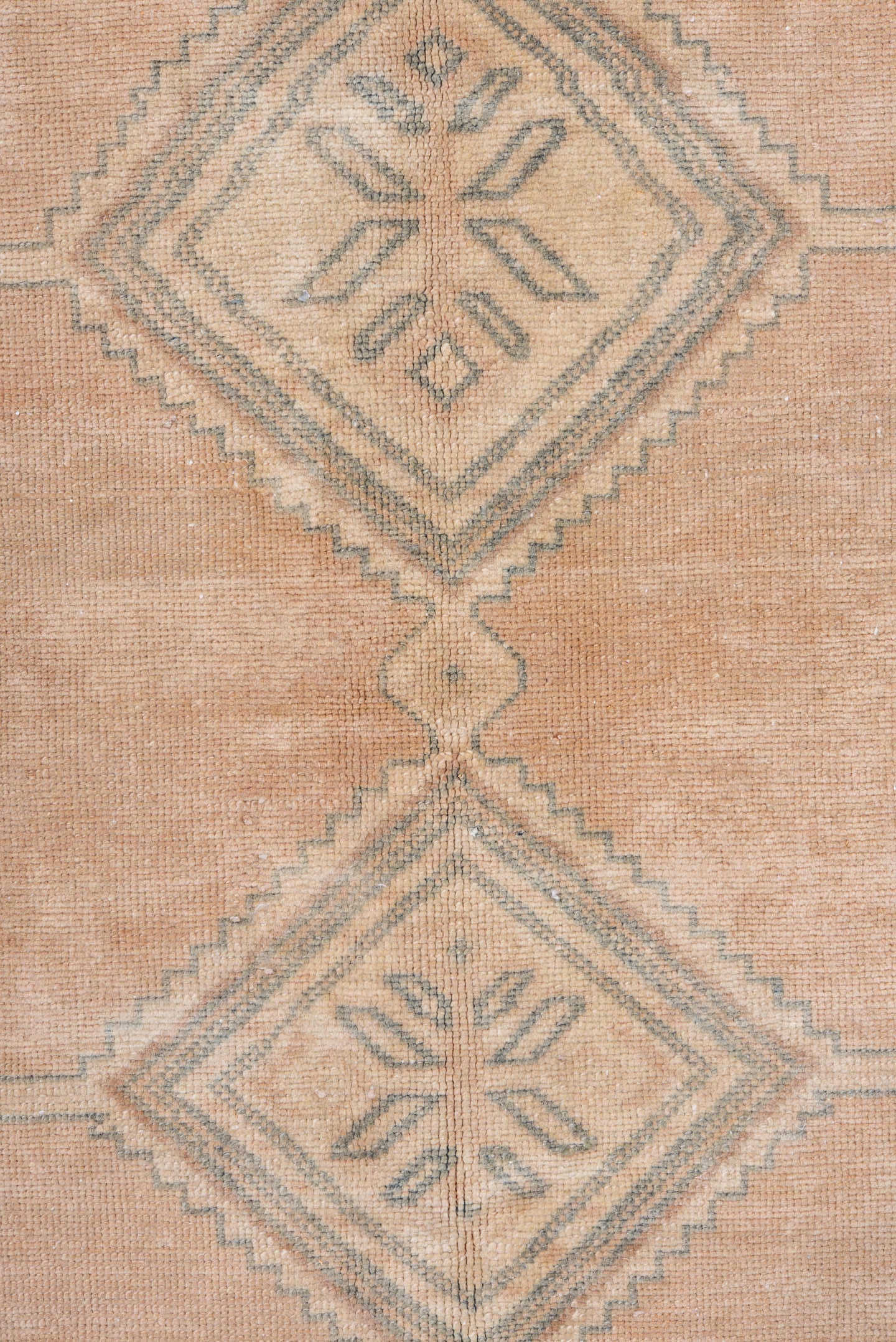 4' x 6' one-of-a-kind handmade antique Malayer small size rug. Color palette: blush, ivory, taupe, sage, beige, pink, gray