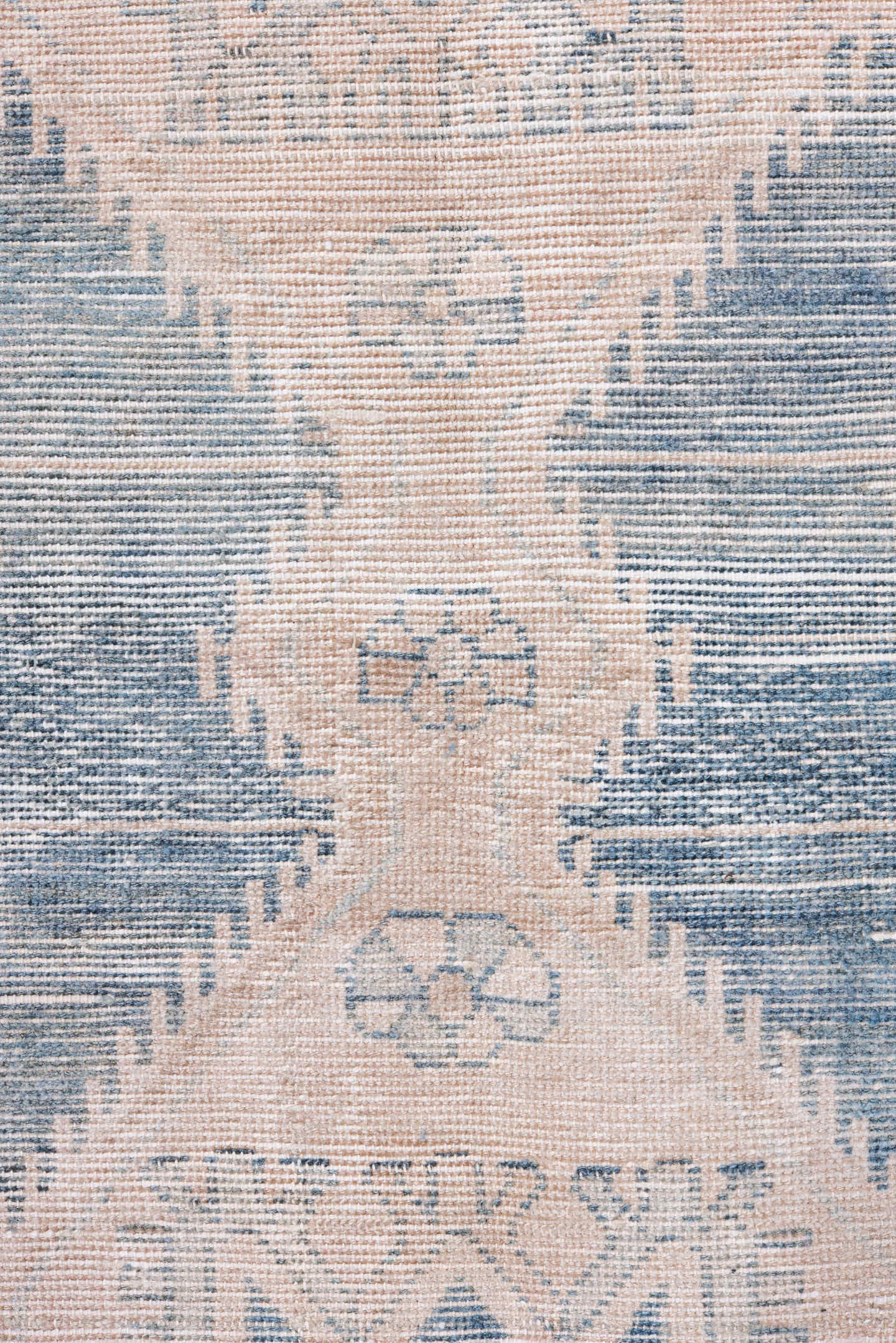 4' x 6' one-of-a-kind handmade antique Malayer small size rug. Color palette: ivory, blue, beige, slate, cream, gray