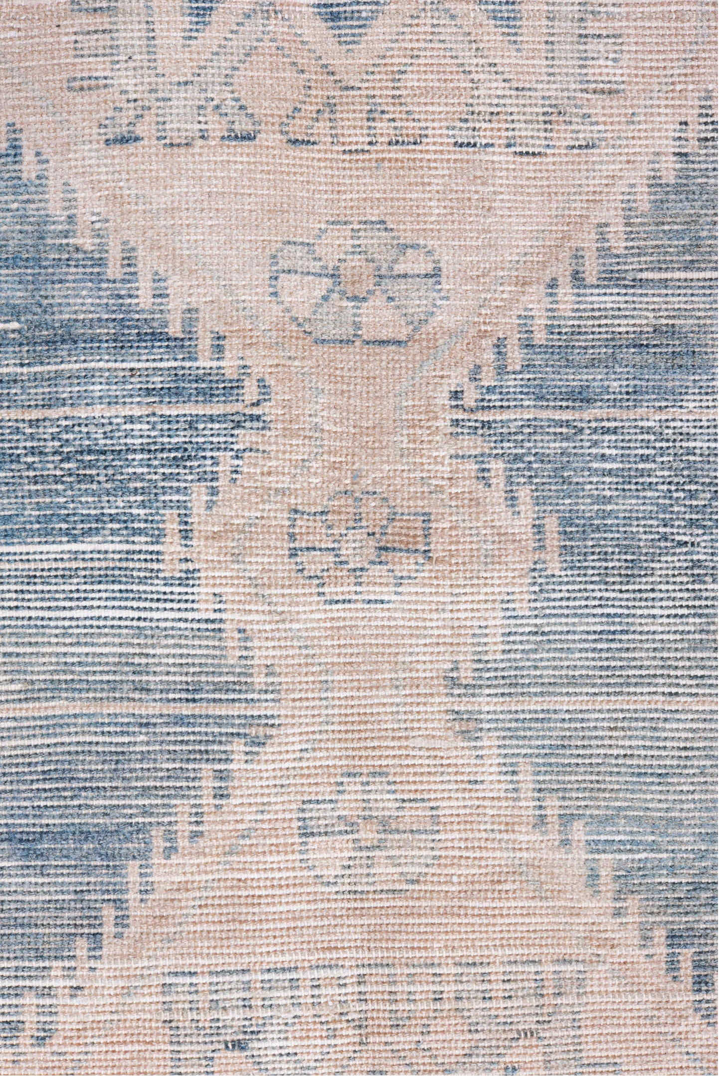 4' x 6' one-of-a-kind handmade antique Malayer small size rug. Color palette: ivory, blue, beige, slate, cream, gray