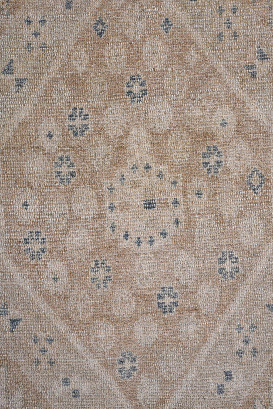 4' x 9' one-of-a-kind handmade antique NW Persian runner rug. Color palette: ivory, pale blue, beige, sand, taupe, camel