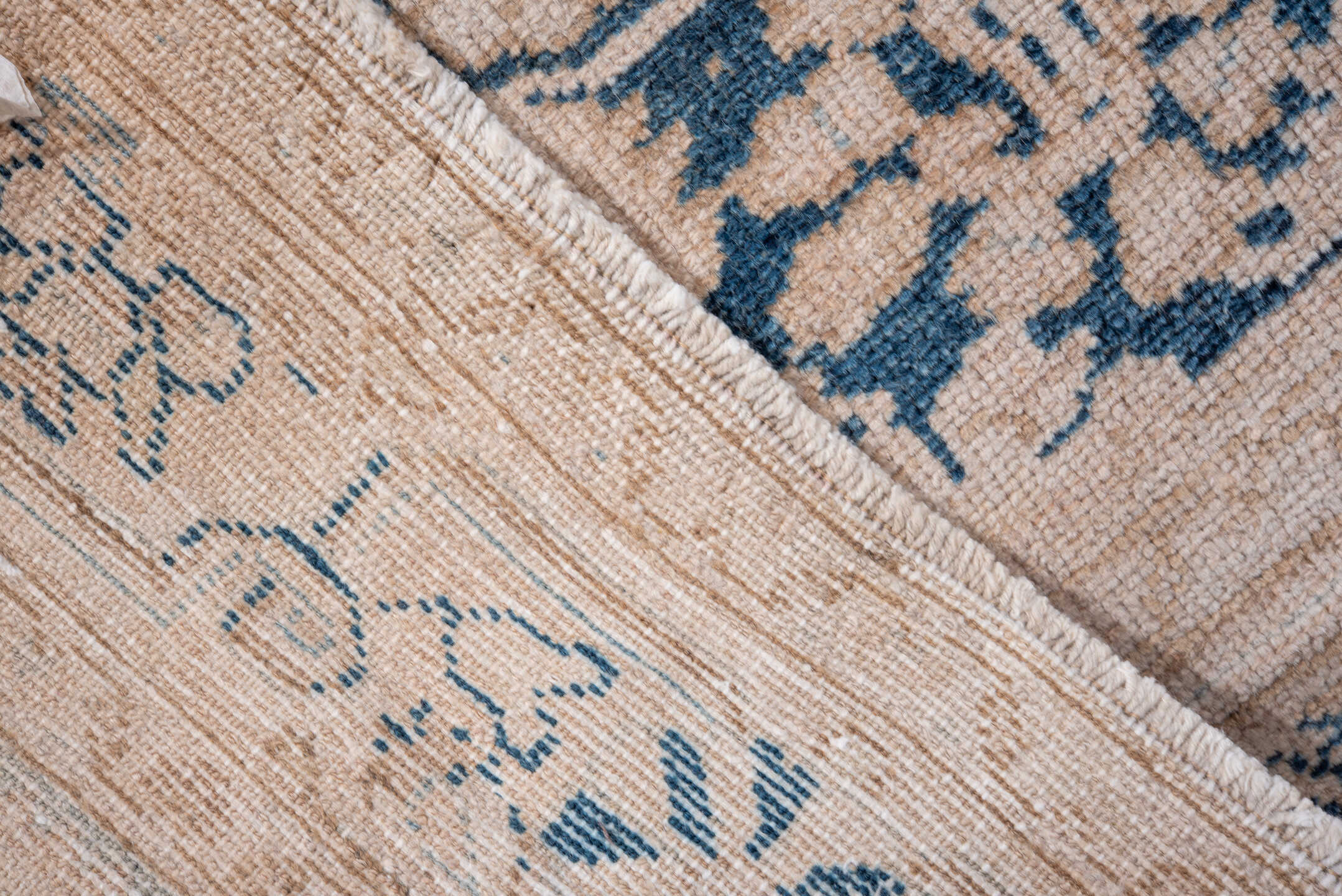 4' x 7' one-of-a-kind handmade vintage Malayer rug. Color palette: ivory, indigo, beige, camel, slate, purple, gray