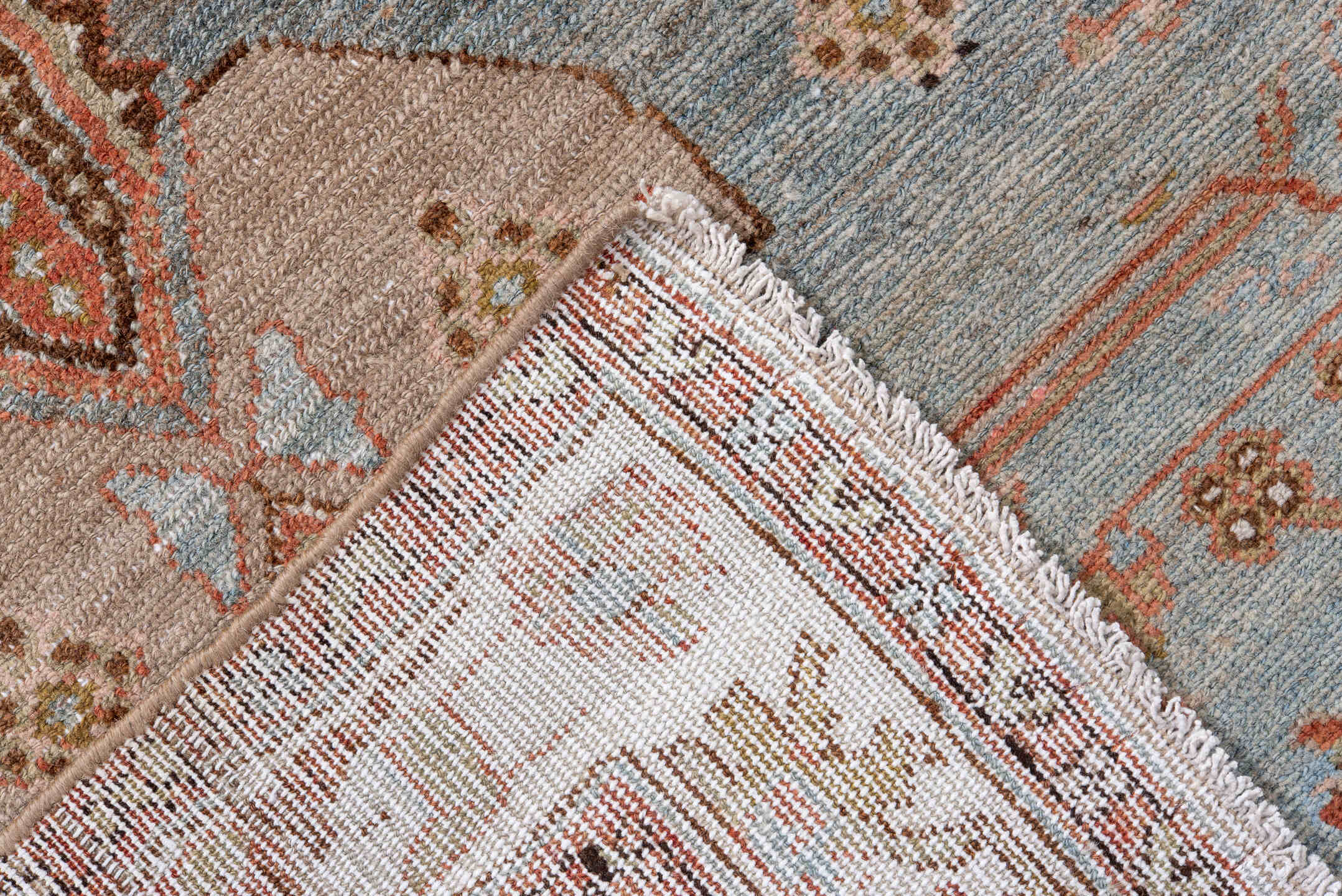 4' x 7' one-of-a-kind handmade vintage Malayer rug. Color palette: black, brown, charcoal, dark gray, dim gray, gray