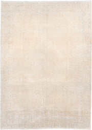 8' x 11' one-of-a-kind handmade antique Bidjar large size rug. Color palette: ivory, cream, beige, pale blue, sand