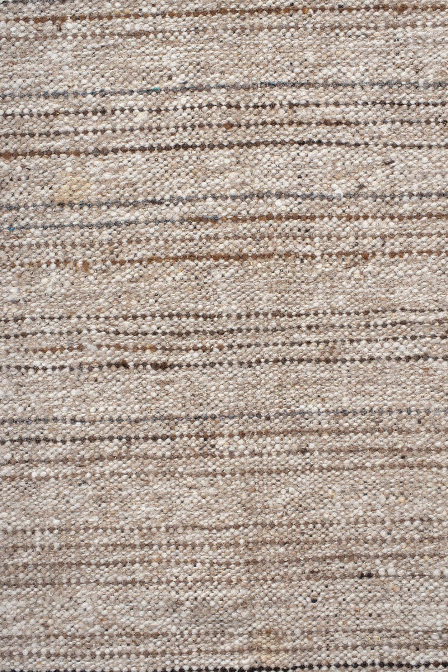 9' x 11' one-of-a-kind handmade vintage Kilim large size rug. Color palette: ivory, taupe, brown, camel, beige, gray
