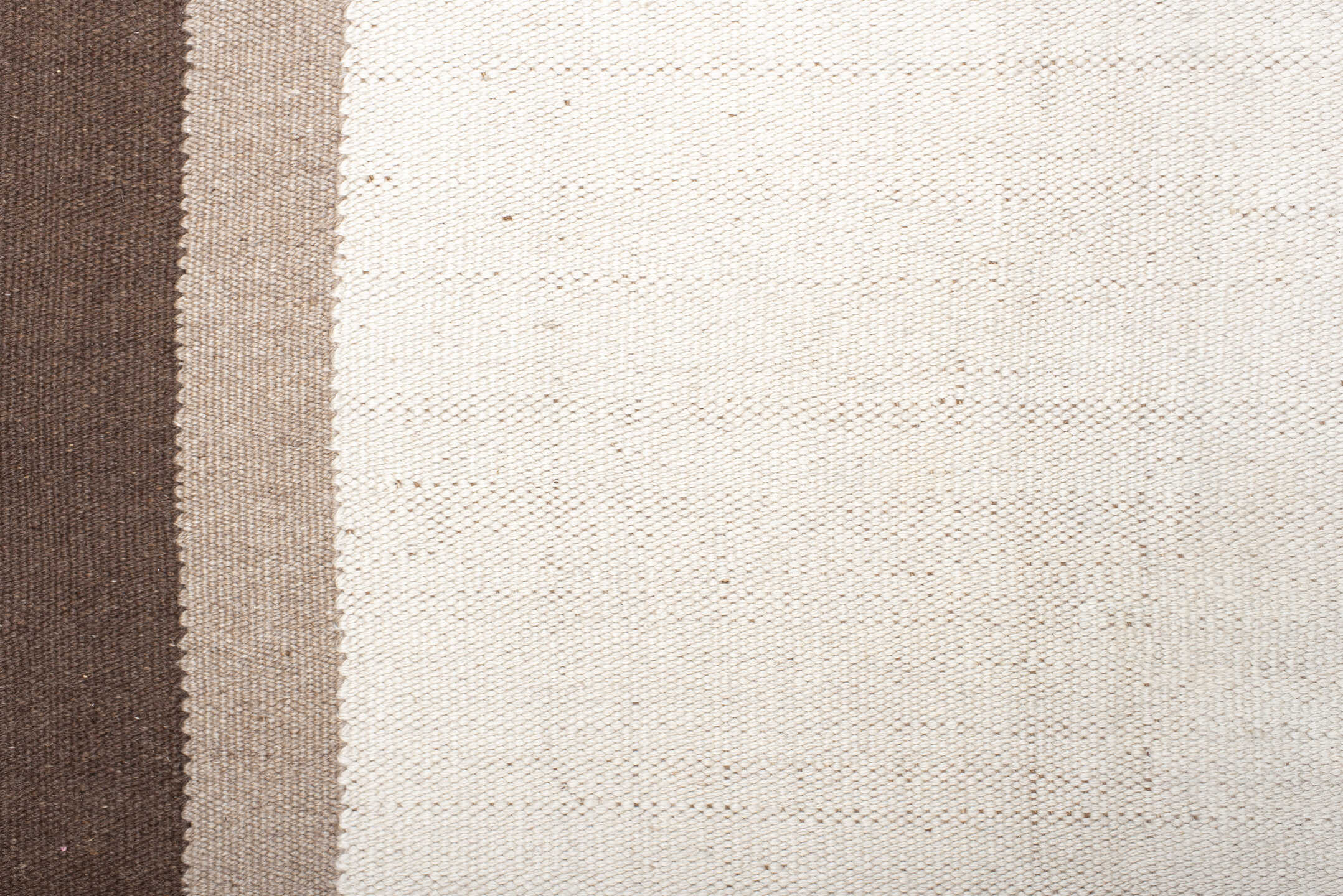 8' x 9' one-of-a-kind handmade vintage Kilim rug. Color palette: ivory, brown, taupe, cream, beige, gray