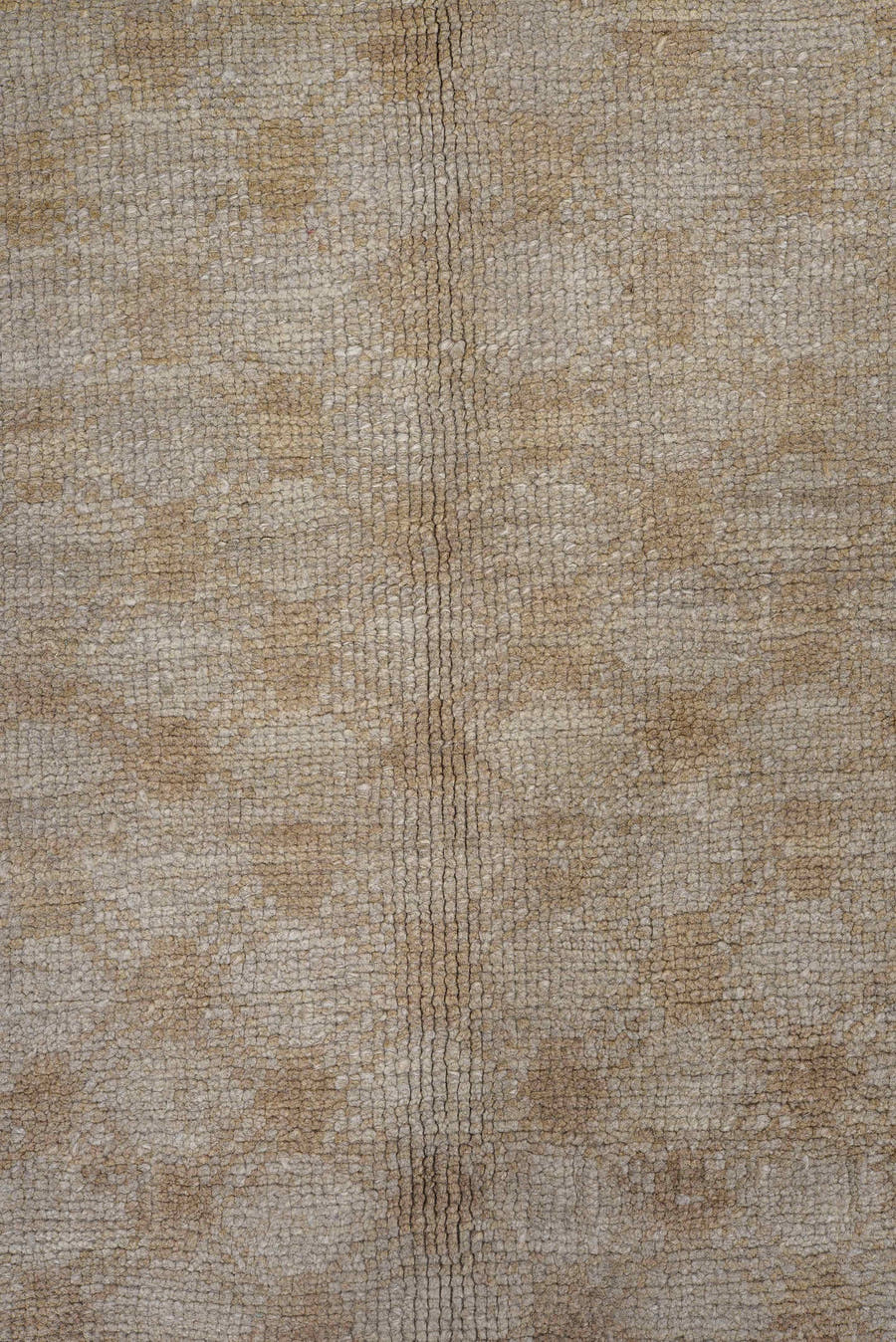 8' x 11' one-of-a-kind handmade antique Kars large size rug. Color palette: camel, ivory, taupe, beige, sand, gray