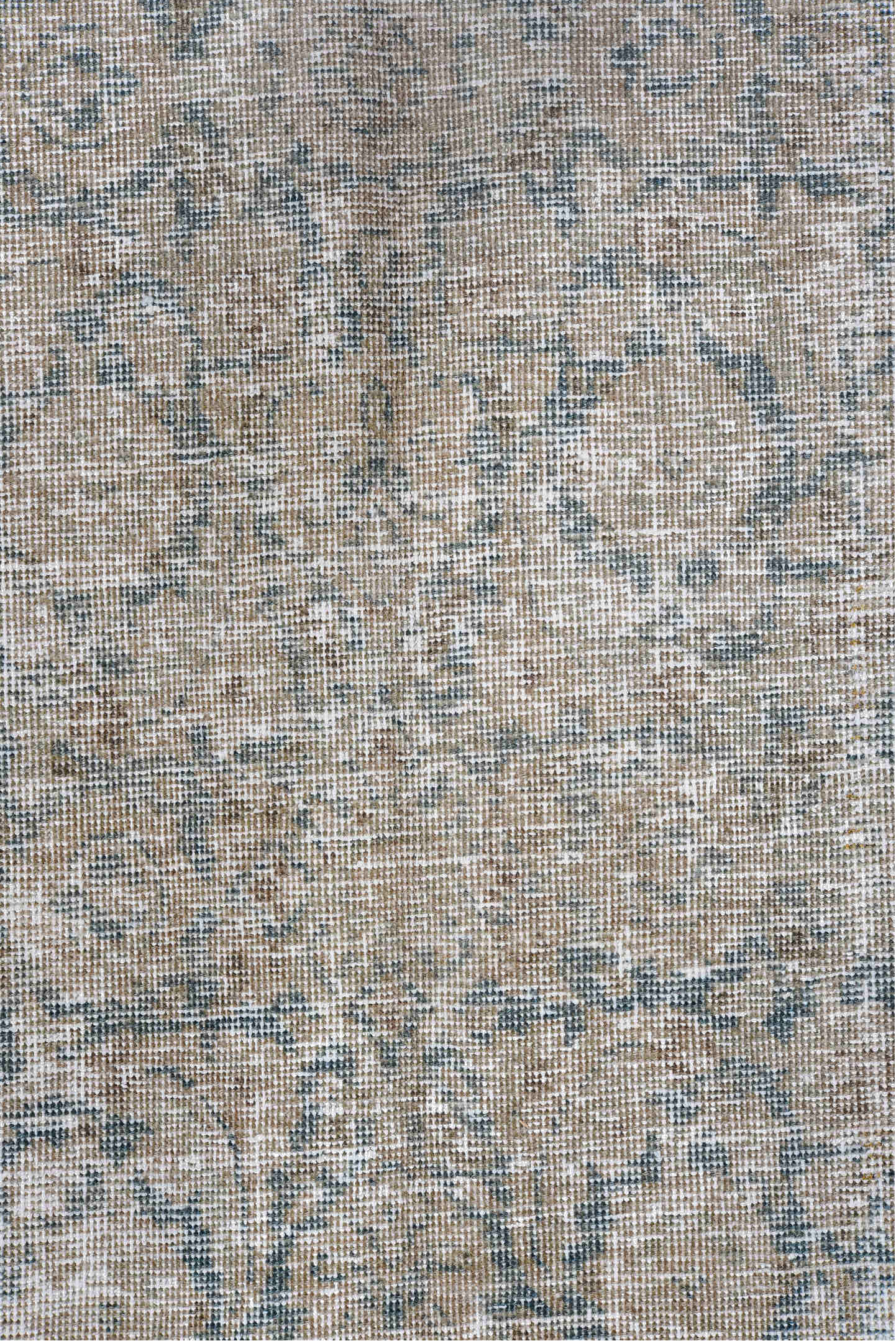 7' x 11' one-of-a-kind handmade vintage Tabriz large size rug. Color palette: black, blue, charcoal, dark gray, dim gray