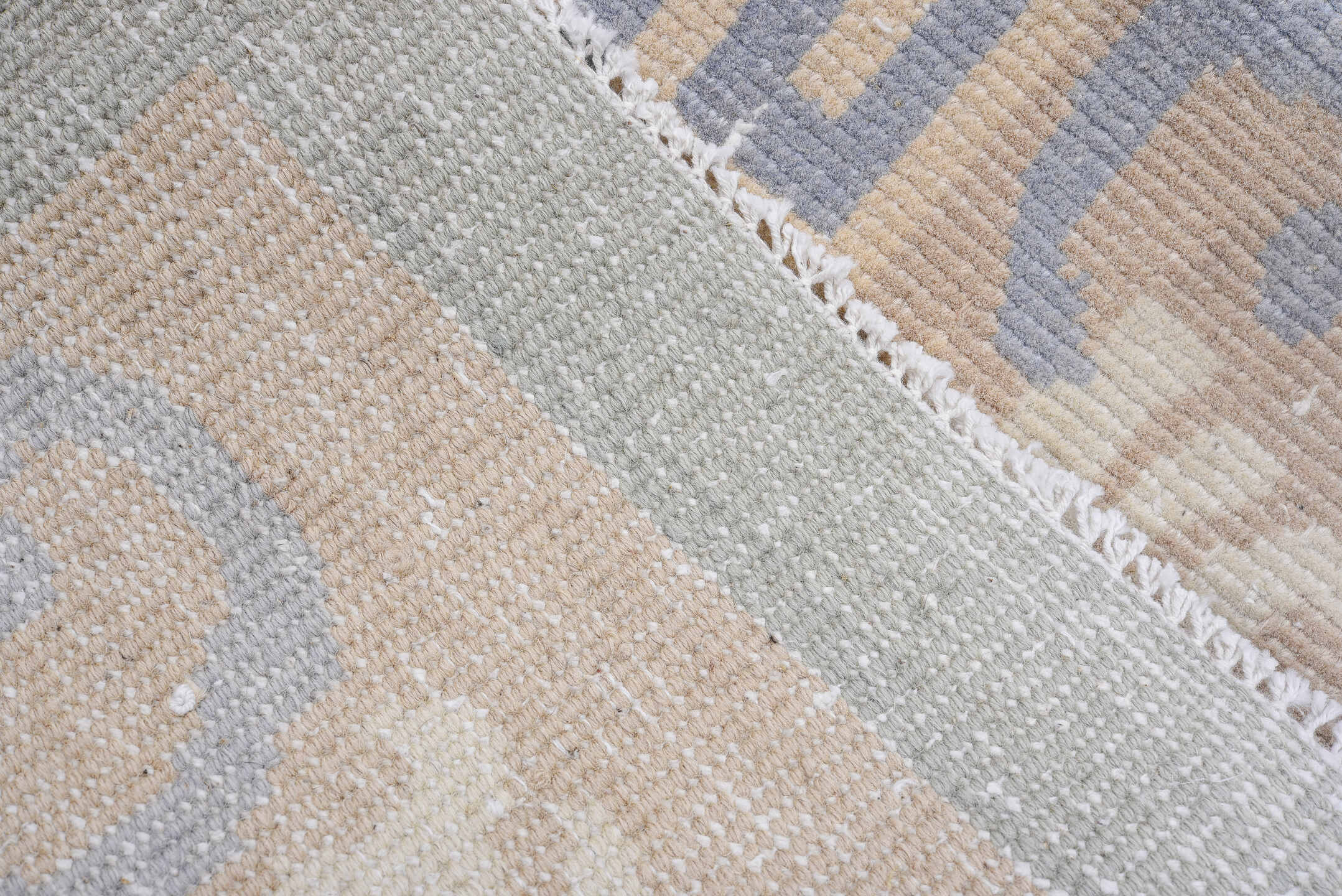 8' x 11' one-of-a-kind handmade antique Chinese large size rug. Color palette: ivory, pale blue, beige, taupe, cream, camel
