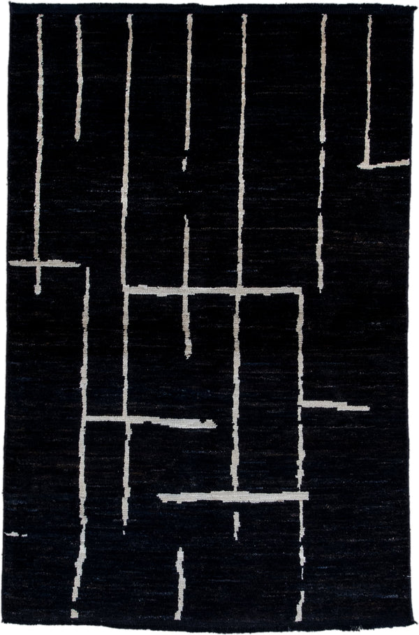 Abstract Black Rugs