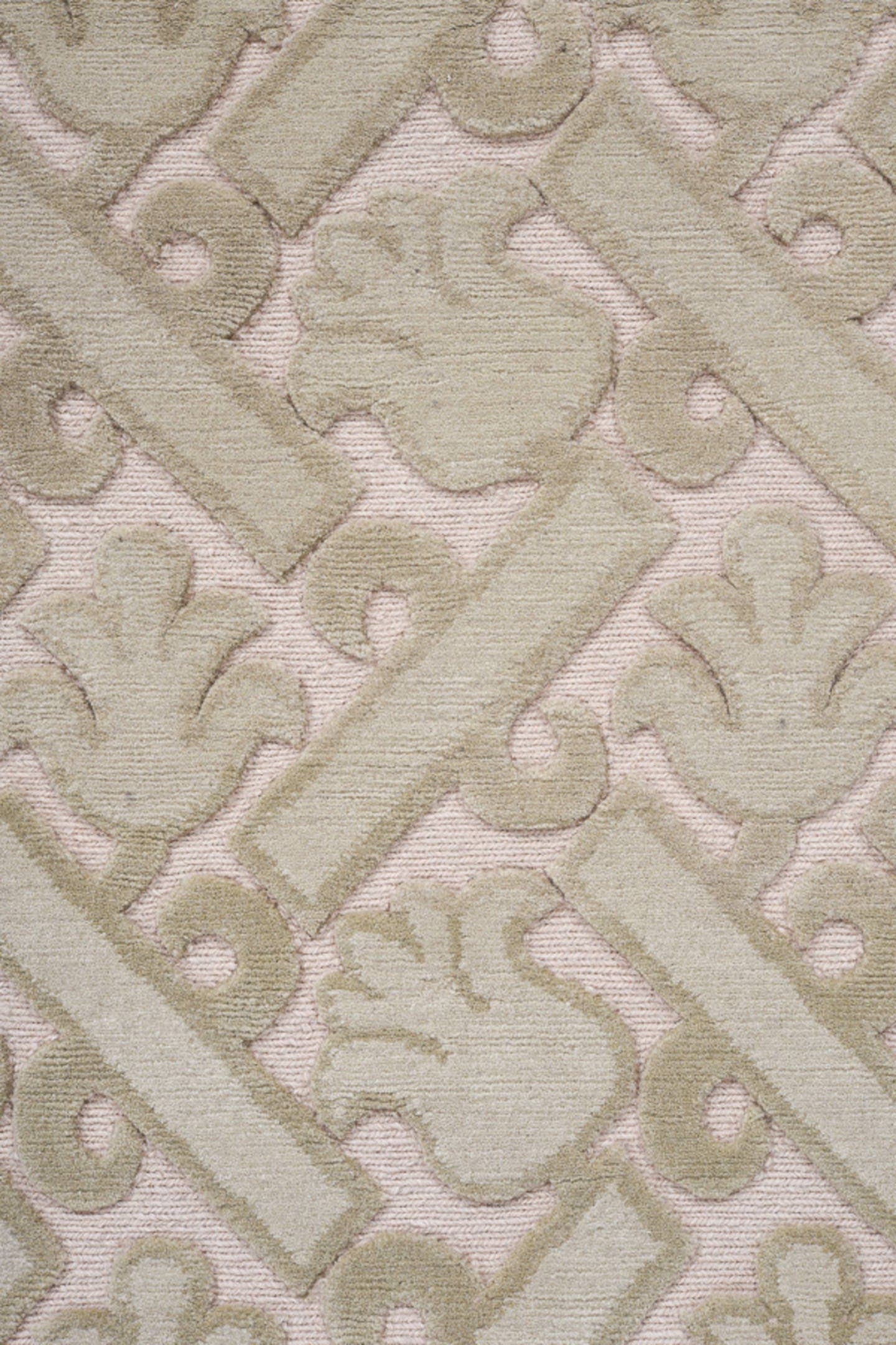 4' x 15' one-of-a-kind handmade handmade Contemporary runner rug. Color palette: ivory, taupe, beige, sand, gray