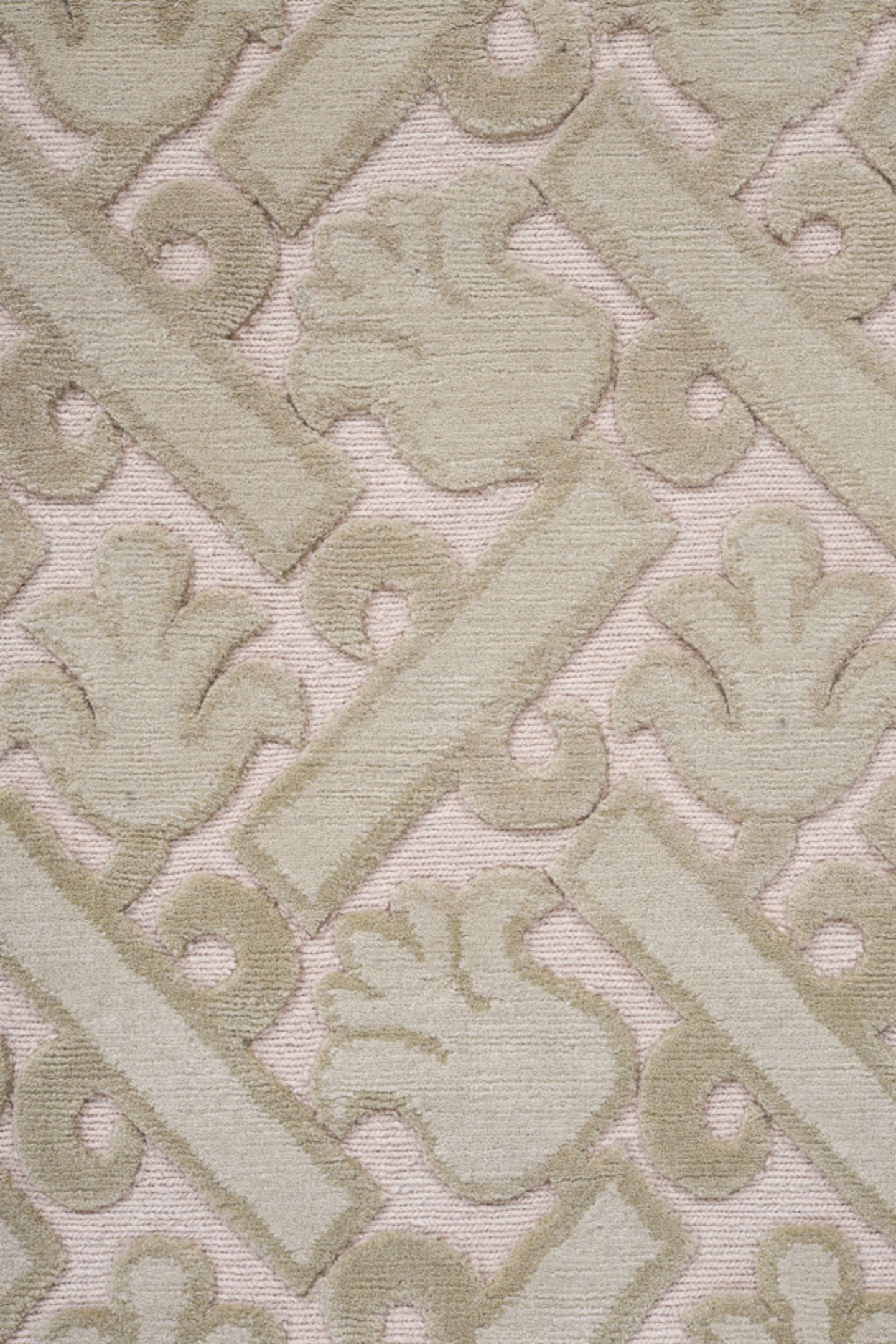 4' x 15' one-of-a-kind handmade handmade Contemporary runner rug. Color palette: ivory, taupe, beige, sand, gray