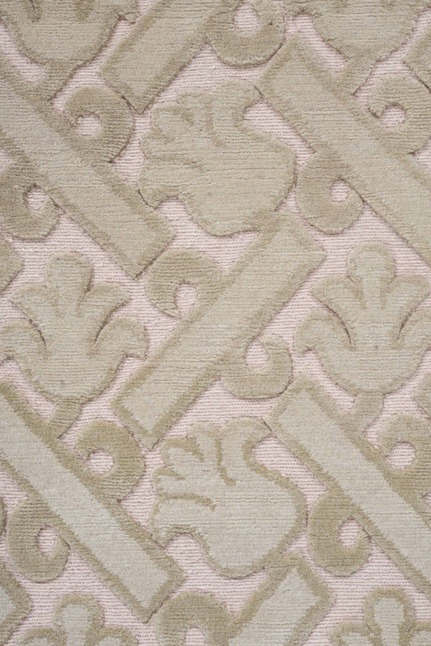 4' x 15' one-of-a-kind handmade handmade Contemporary runner rug. Color palette: ivory, taupe, beige, sand, gray