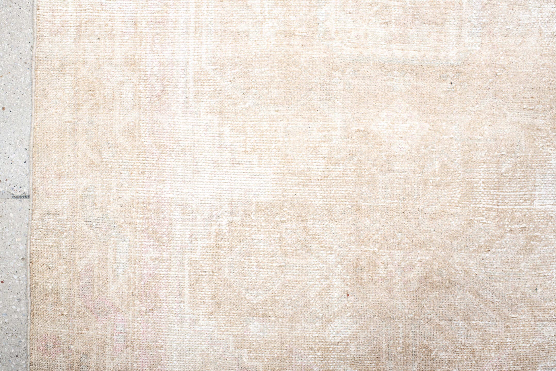 4' x 6' one-of-a-kind handmade antique Hamadan small size rug. Color palette: ivory, cream, beige, taupe, faint rose