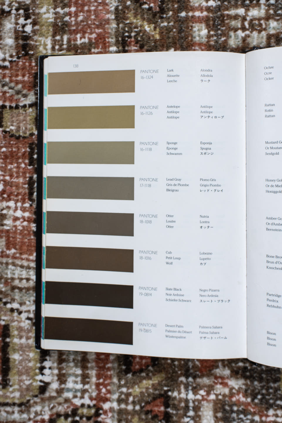 6' x 8' one-of-a-kind handmade antique Heriz medium size rug. Color palette: terra cotta, ivory, taupe, brown, charcoal