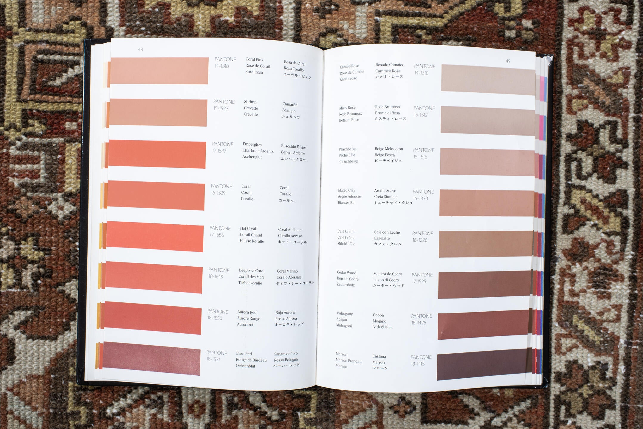 7' x 9' one-of-a-kind handmade vintage Karaje rug. Color palette: brown, gray, light gray, off-white