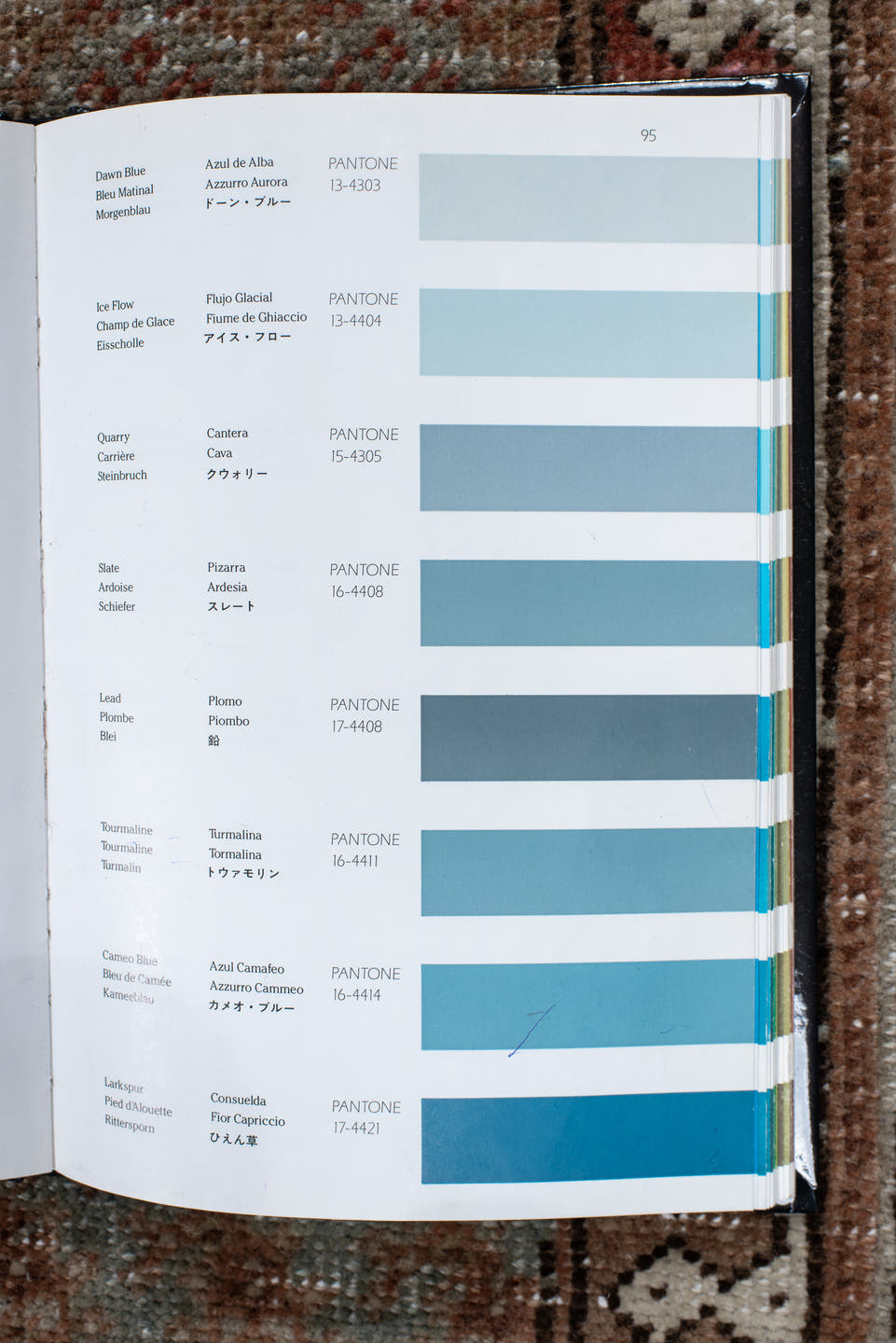 7' x 17' one-of-a-kind handmade vintage Bidjar rug. Color palette: taupe, dusty_rose, ivory, muted_blue, brown, charcoal