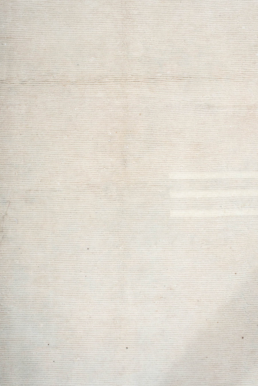 6' x 6' one-of-a-kind handmade vintage Tibetan rug. Color palette: ivory, cream, beige, taupe, gray