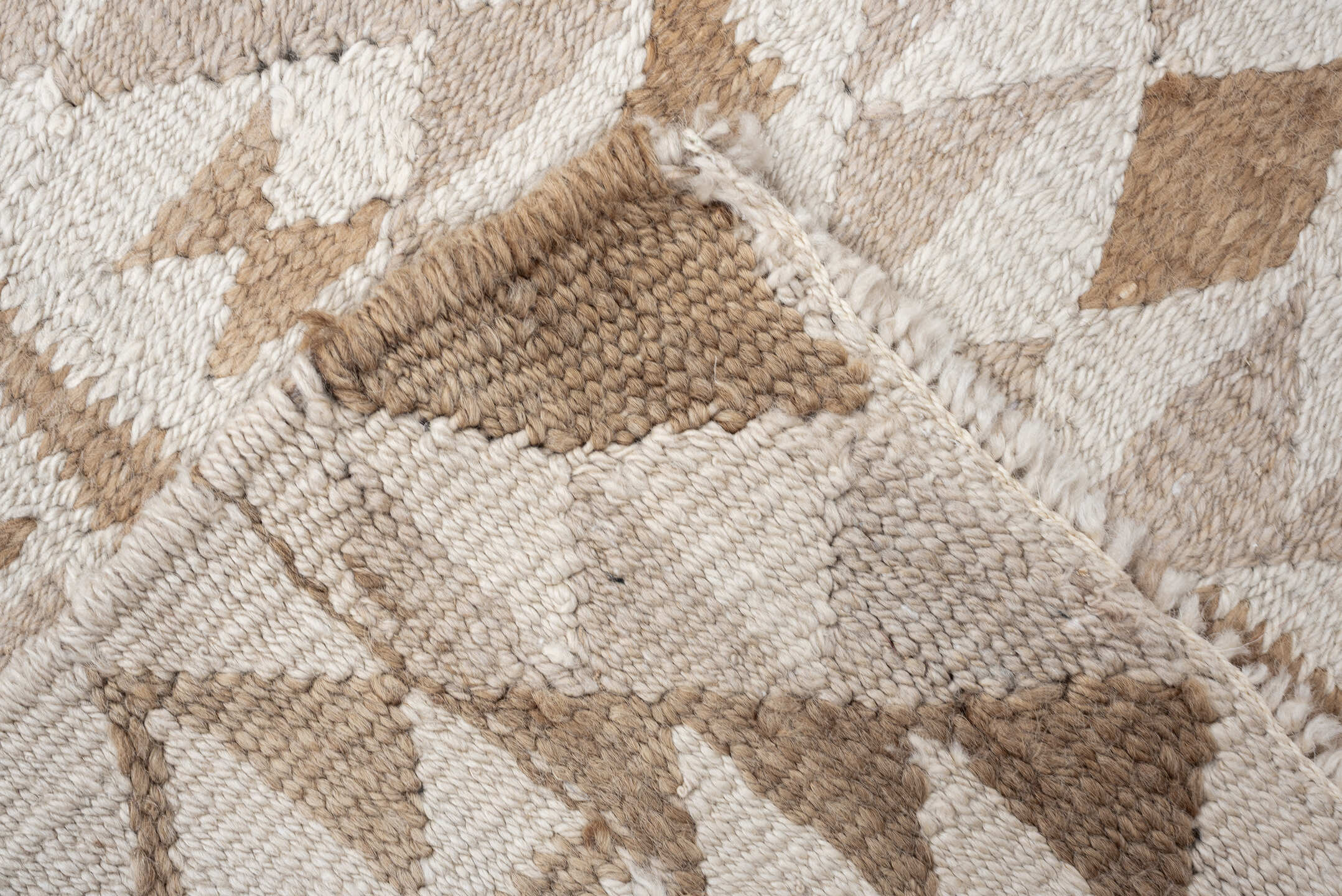 3' x 12' one-of-a-kind handmade antique Kilim runner rug. Color palette: ivory, camel, taupe, sand, beige, gray