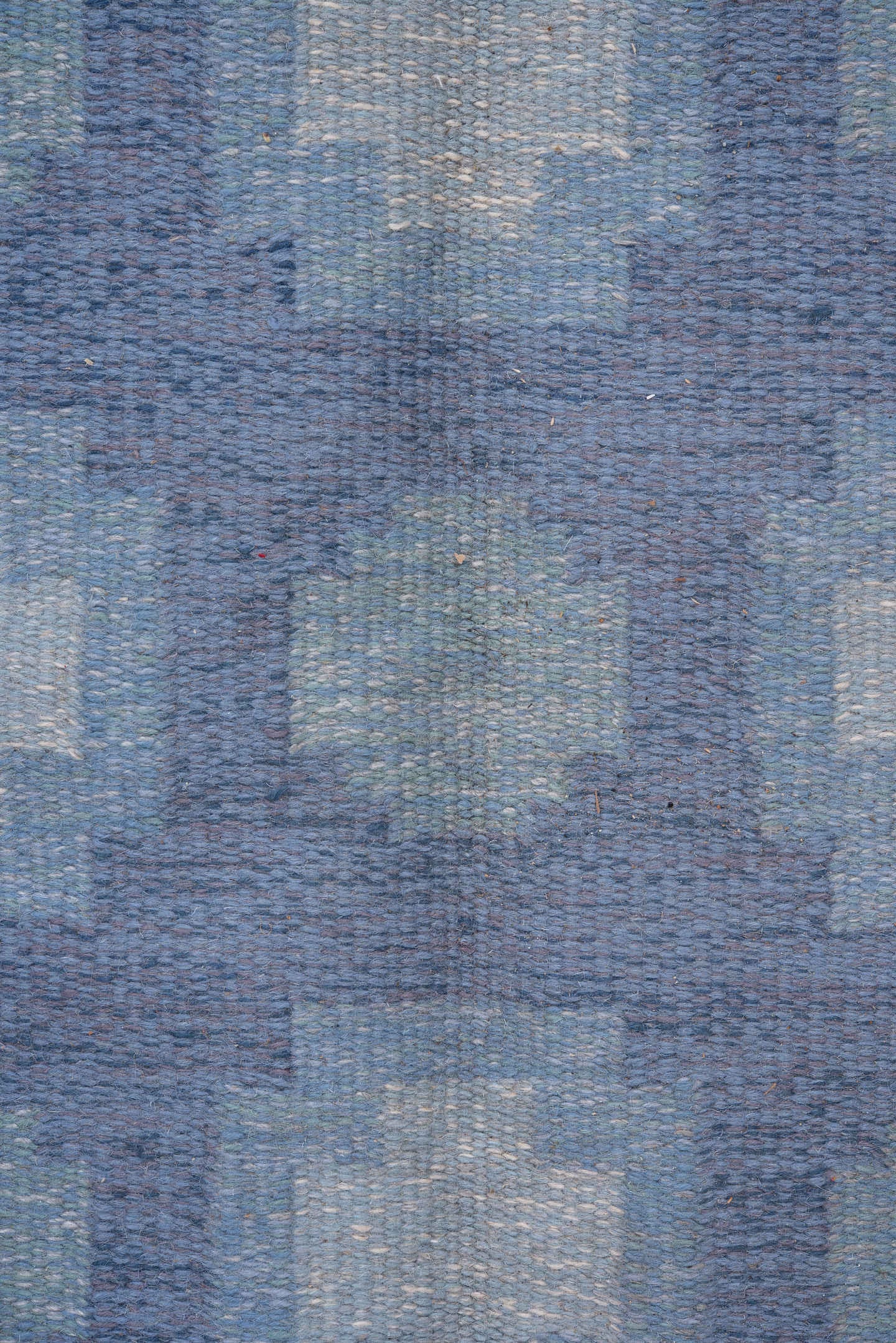 5' x 8' one-of-a-kind handmade antique Kilim medium size rug. Color palette: blue, blush, ivory, pale blue, gray, taupe