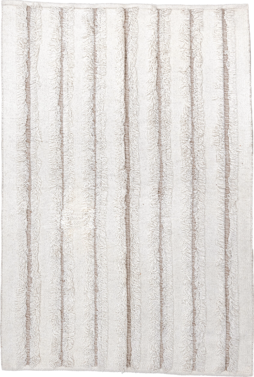 4' x 6' one-of-a-kind handmade vintage Scadinavian small size rug. Color palette: dark gray, gainsboro, gray, light gray