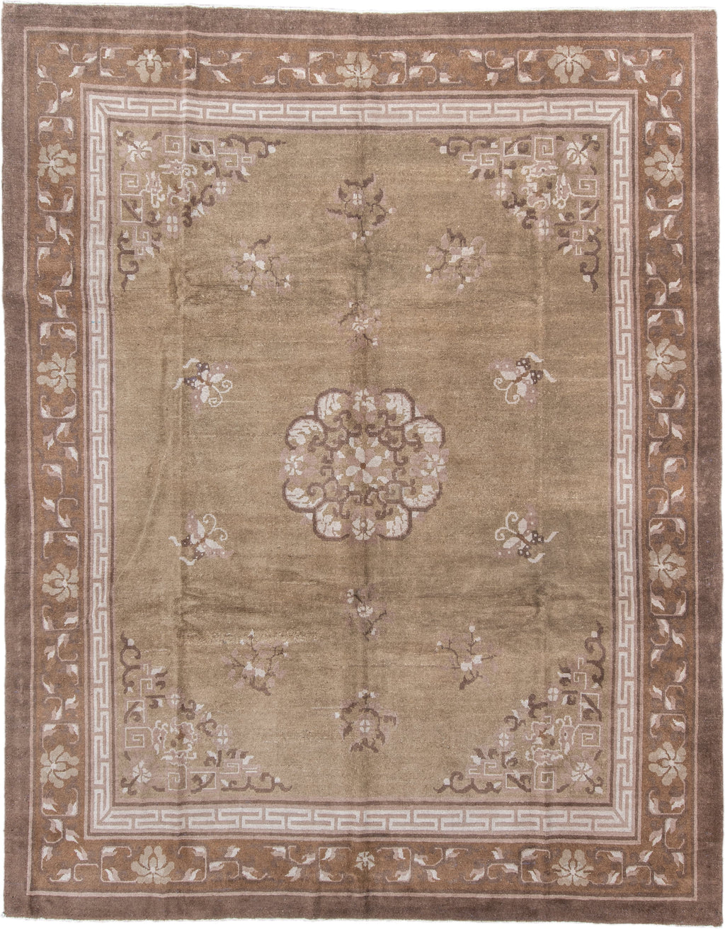 Antique Chinese Area Rug (9' x 11')