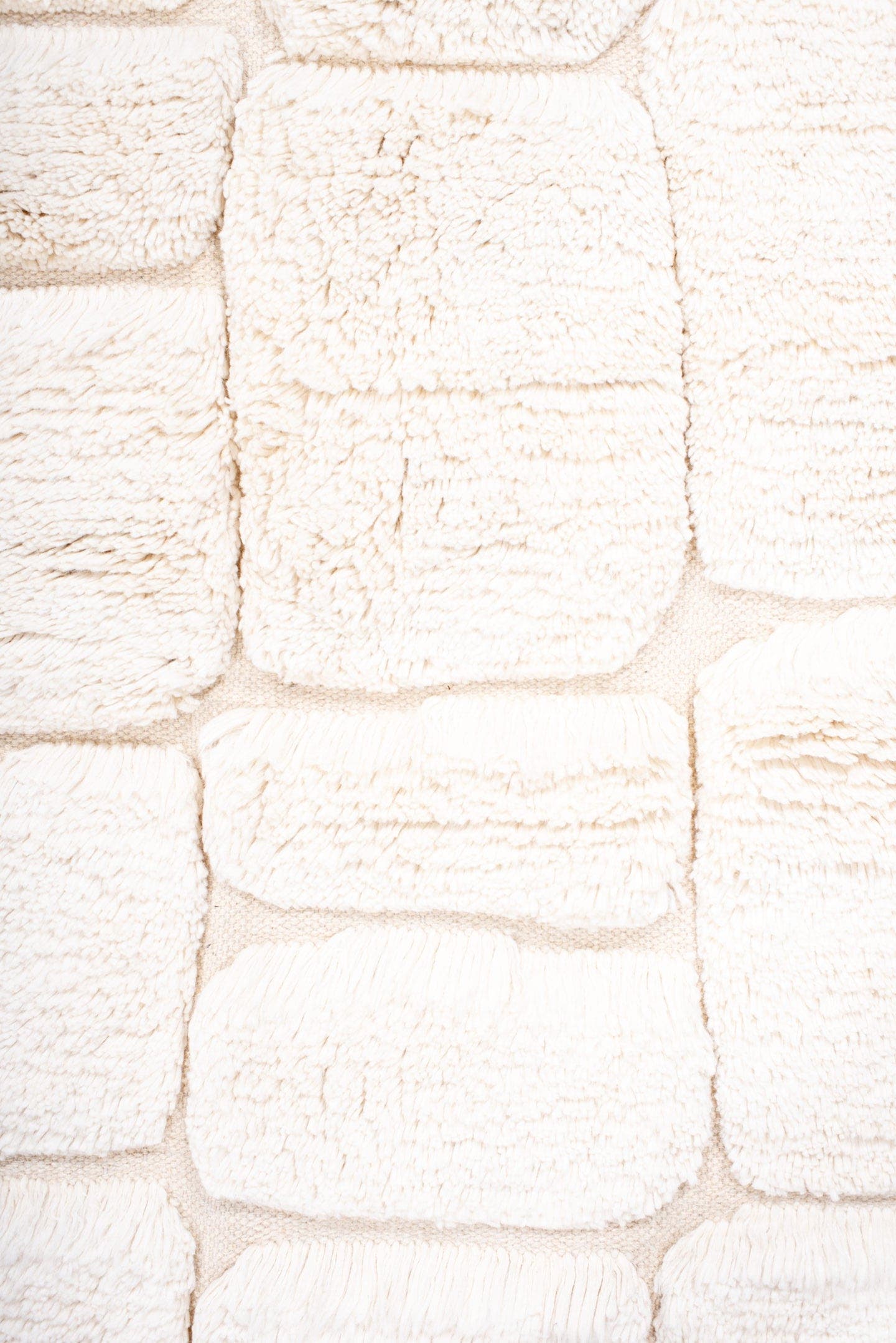 5' x 7' one-of-a-kind handmade vintage Moroccan medium size rug. Color palette: ivory, cream, beige