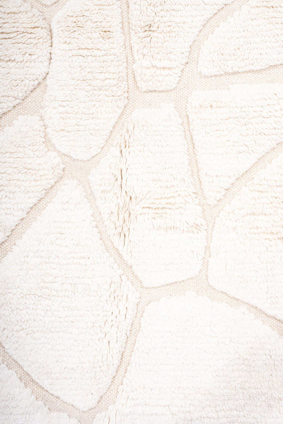 5' x 8' one-of-a-kind handmade vintage Moroccan medium size rug. Color palette: ivory, cream, beige